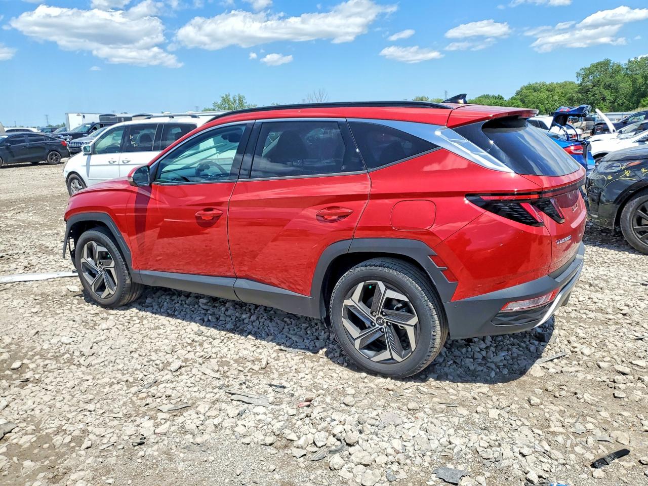 2022 Hyundai Tucson Limited Red vin: 5NMJECAE1NH105252