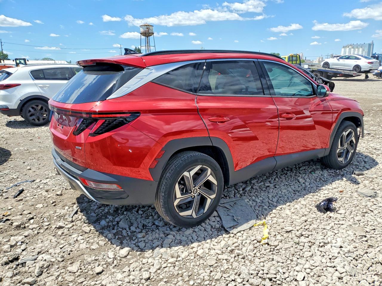 2022 Hyundai Tucson Limited Red vin: 5NMJECAE1NH105252