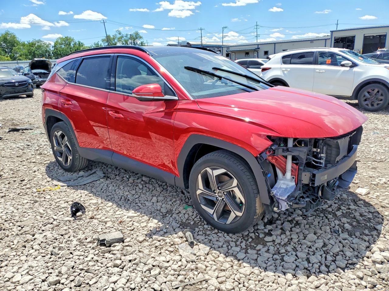 2022 Hyundai Tucson Limited Red vin: 5NMJECAE1NH105252