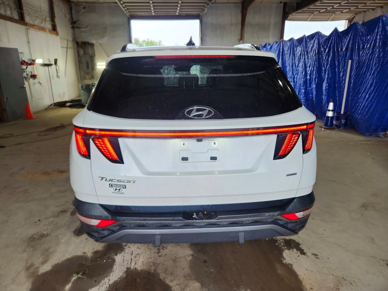 2022 Hyundai Tucson Limited White vin: 5NMJECAE1NH110662