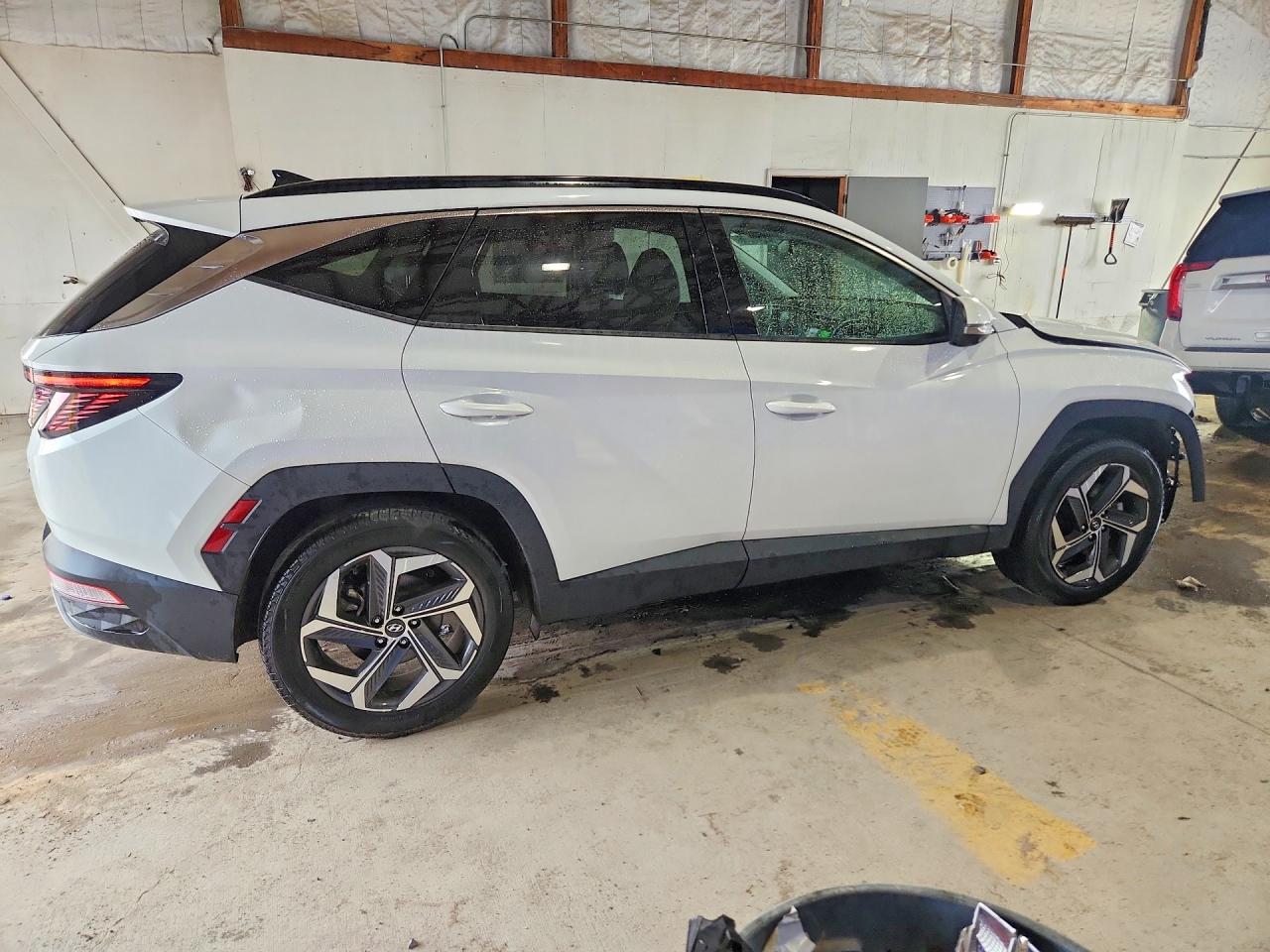 2022 Hyundai Tucson Limited White vin: 5NMJECAE1NH110662