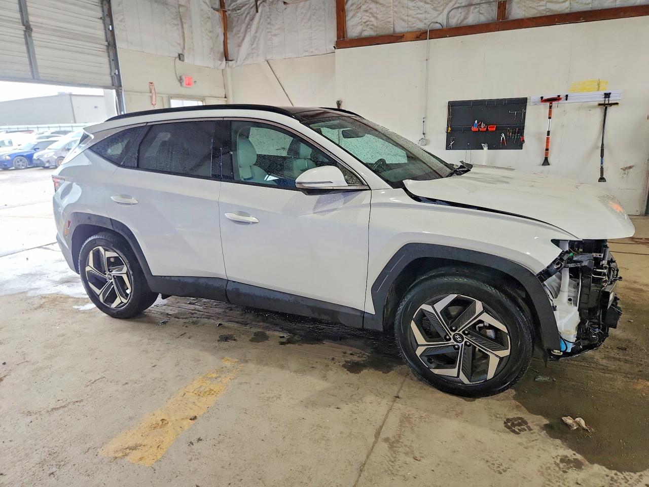 2022 Hyundai Tucson Limited White vin: 5NMJECAE1NH110662