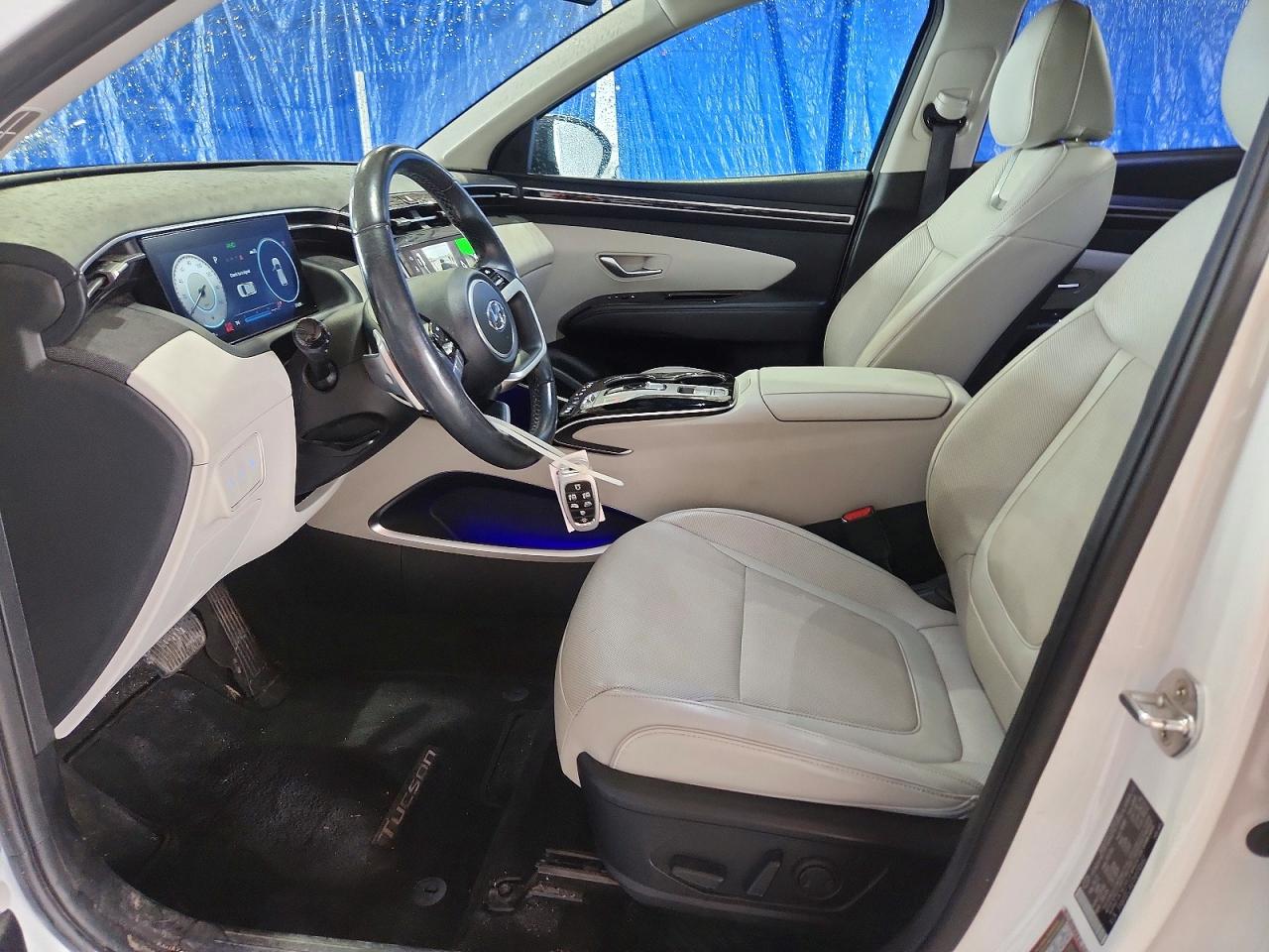2022 Hyundai Tucson Limited White vin: 5NMJECAE1NH110662