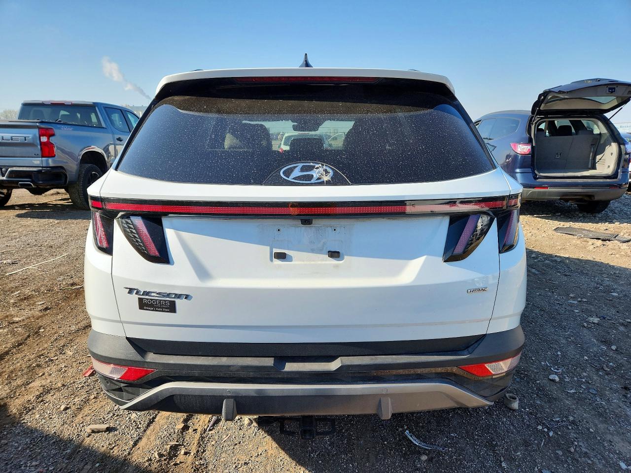 2022 Hyundai Tucson Limited White vin: 5NMJECAE3NH157806