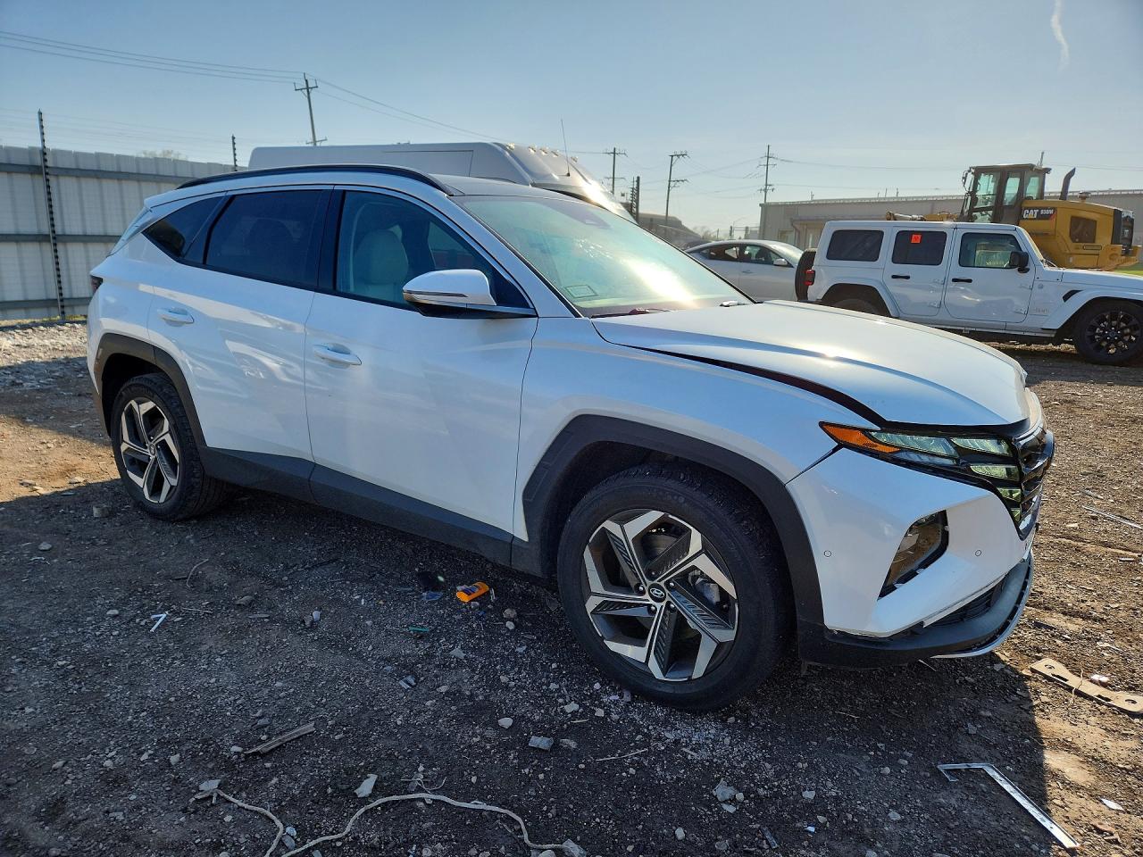 2022 Hyundai Tucson Limited White vin: 5NMJECAE3NH157806