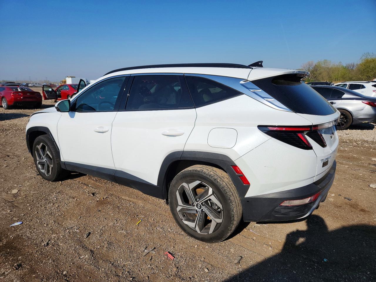 2022 Hyundai Tucson Limited White vin: 5NMJECAE3NH157806