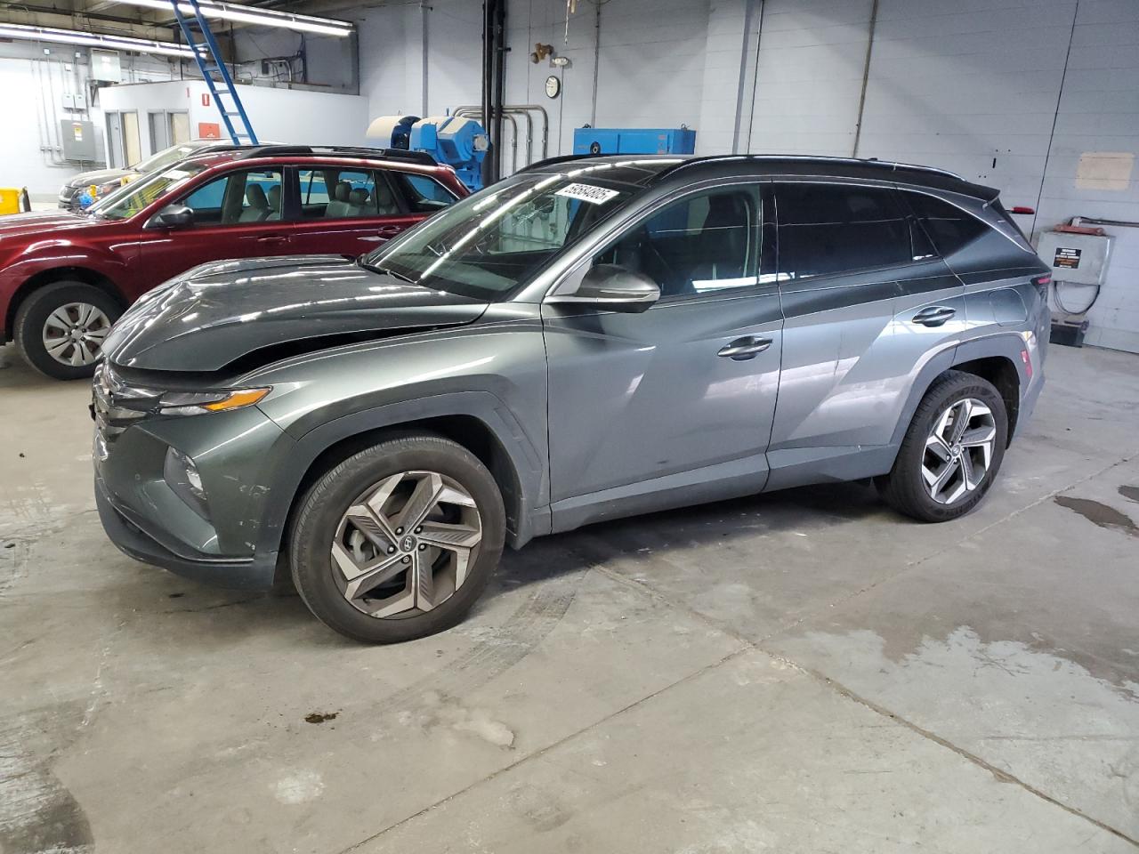 2022 Hyundai Tucson Limited Gray vin: 5NMJECAE4NH121932