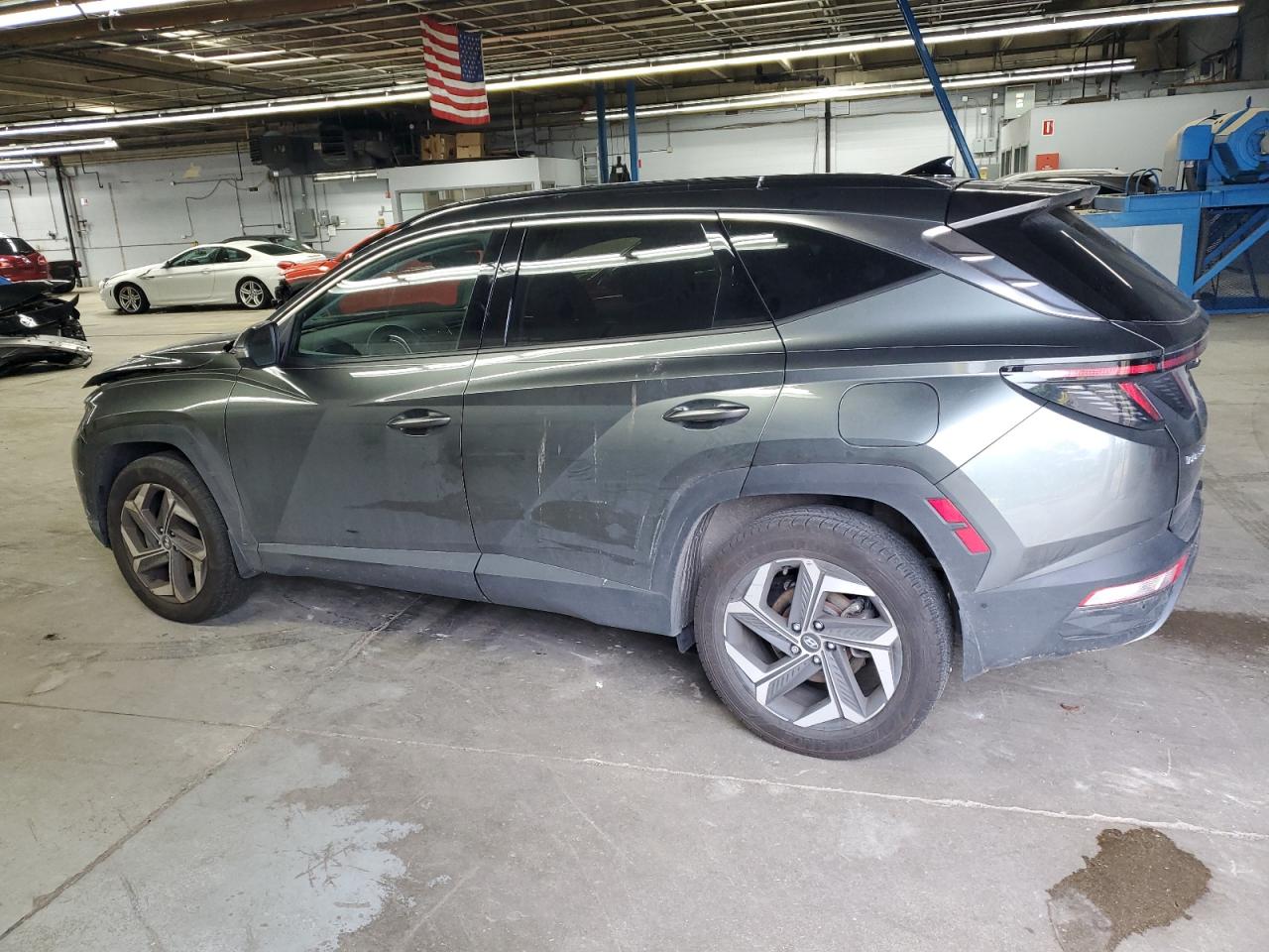 2022 Hyundai Tucson Limited Gray vin: 5NMJECAE4NH121932
