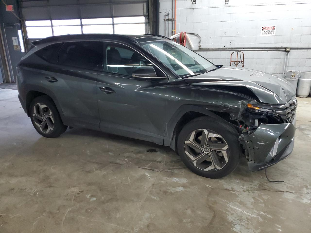 2022 Hyundai Tucson Limited Gray vin: 5NMJECAE4NH121932