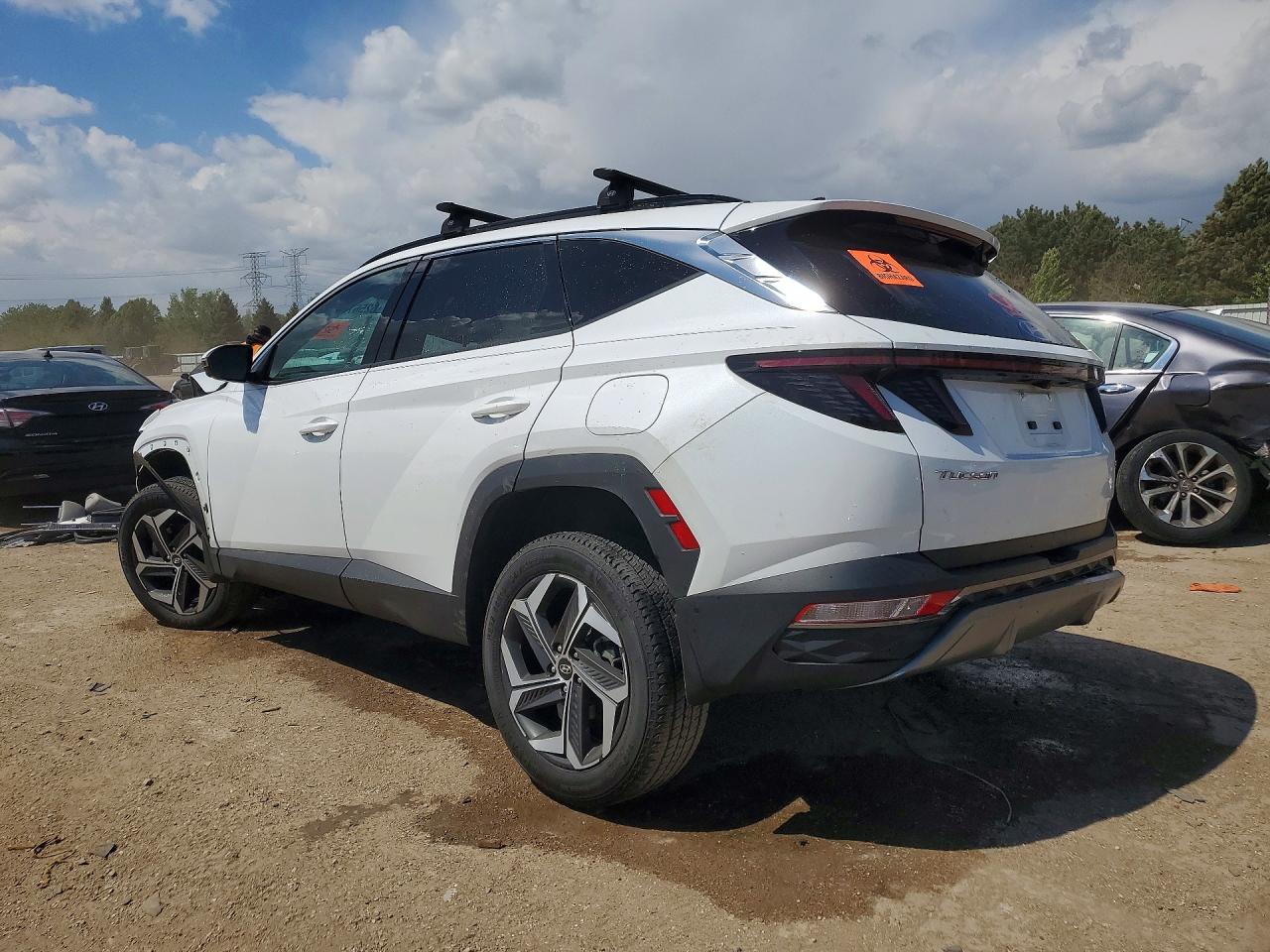 2022 Hyundai Tucson Limited White vin: 5NMJECAE4NH159550