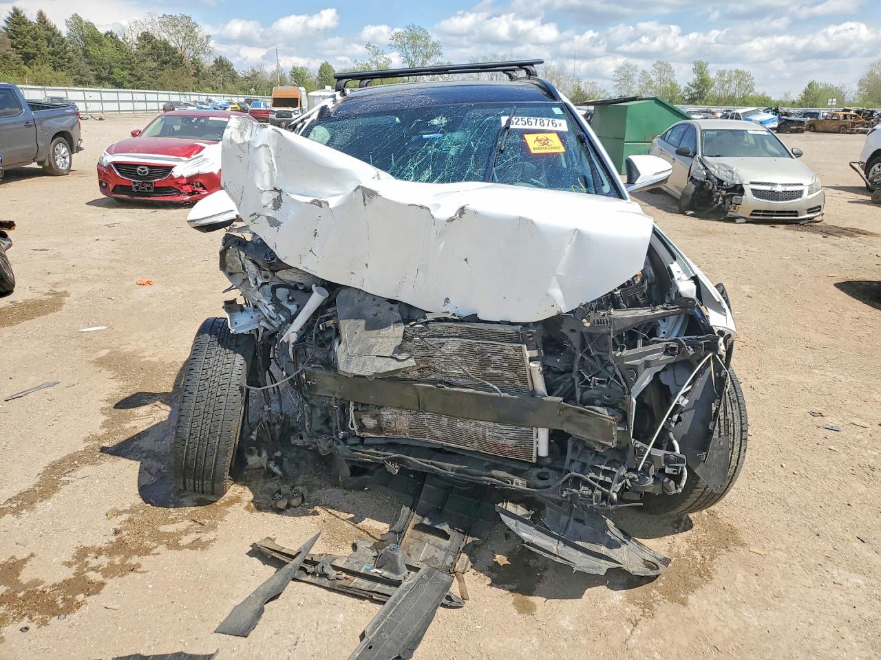 2022 Hyundai Tucson Limited White vin: 5NMJECAE4NH159550