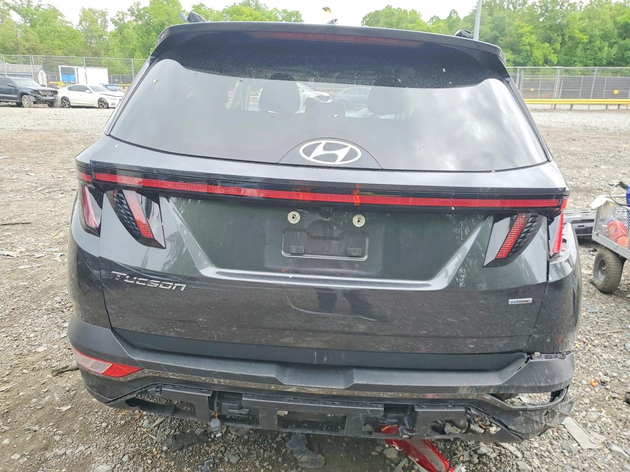 2022 Hyundai Tucson Limited Green vin: 5NMJECAE5NH009043