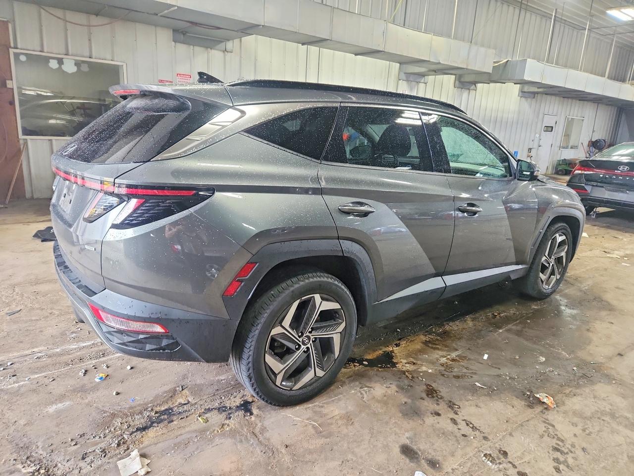 2022 Hyundai Tucson Limited Серый vin: 5NMJECAE5NH012184