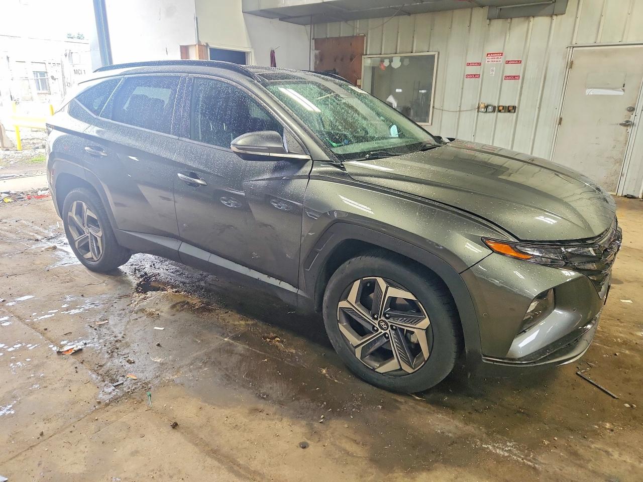 2022 Hyundai Tucson Limited Серый vin: 5NMJECAE5NH012184