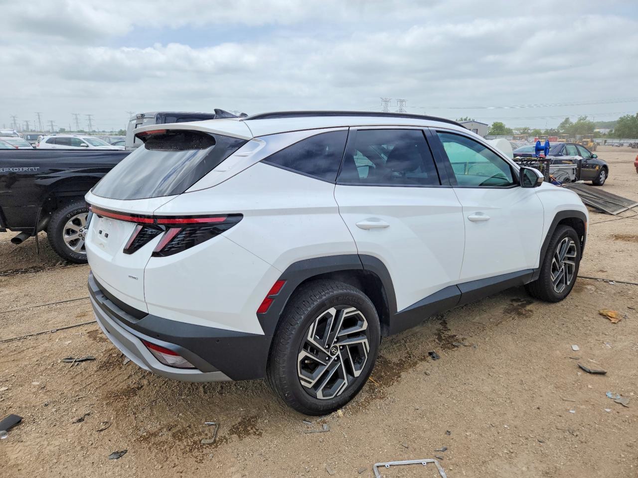 2025 Hyundai Tucson Limited White vin: 5NMJECDE7SH540610