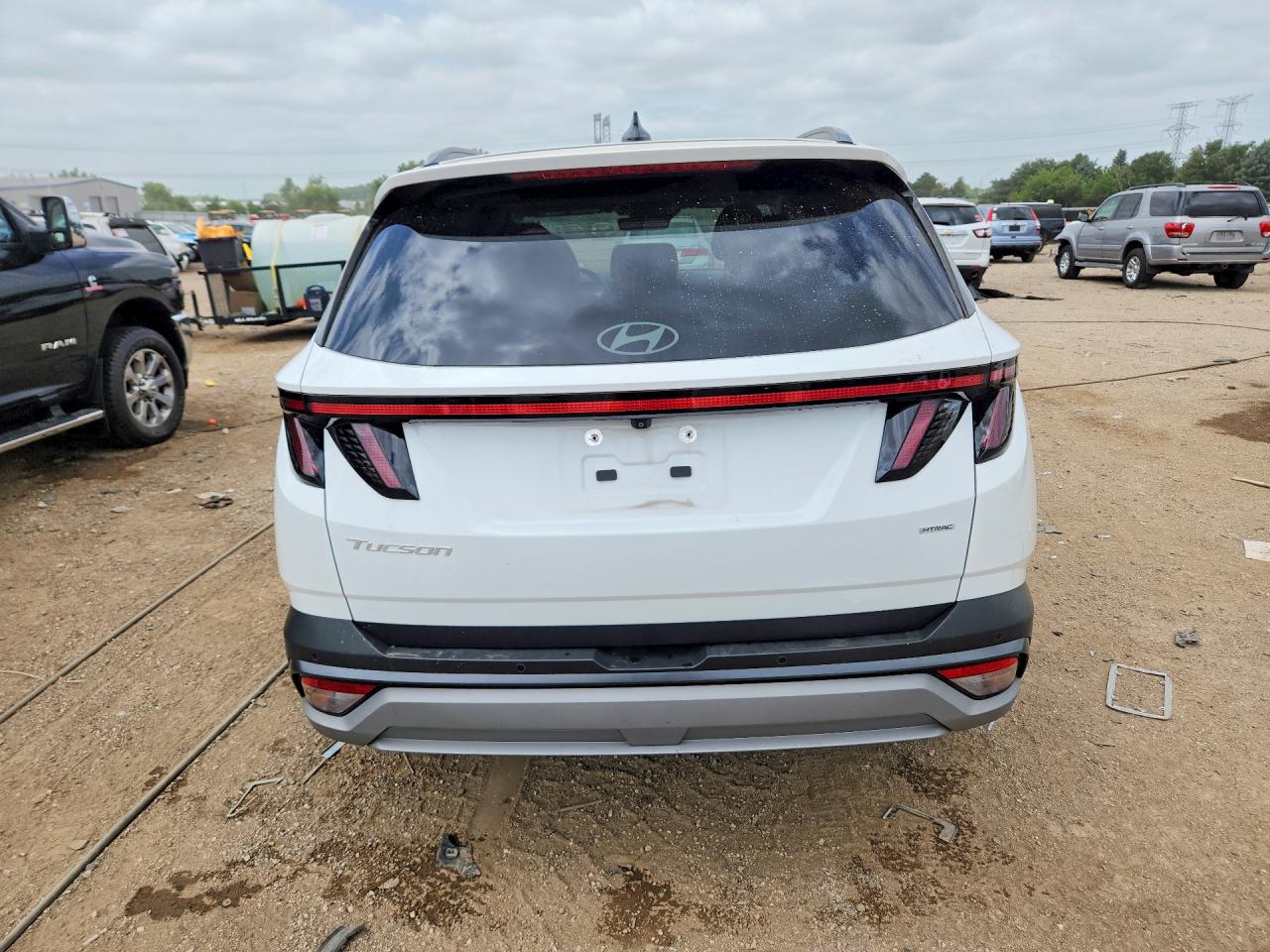2025 Hyundai Tucson Limited White vin: 5NMJECDE7SH540610