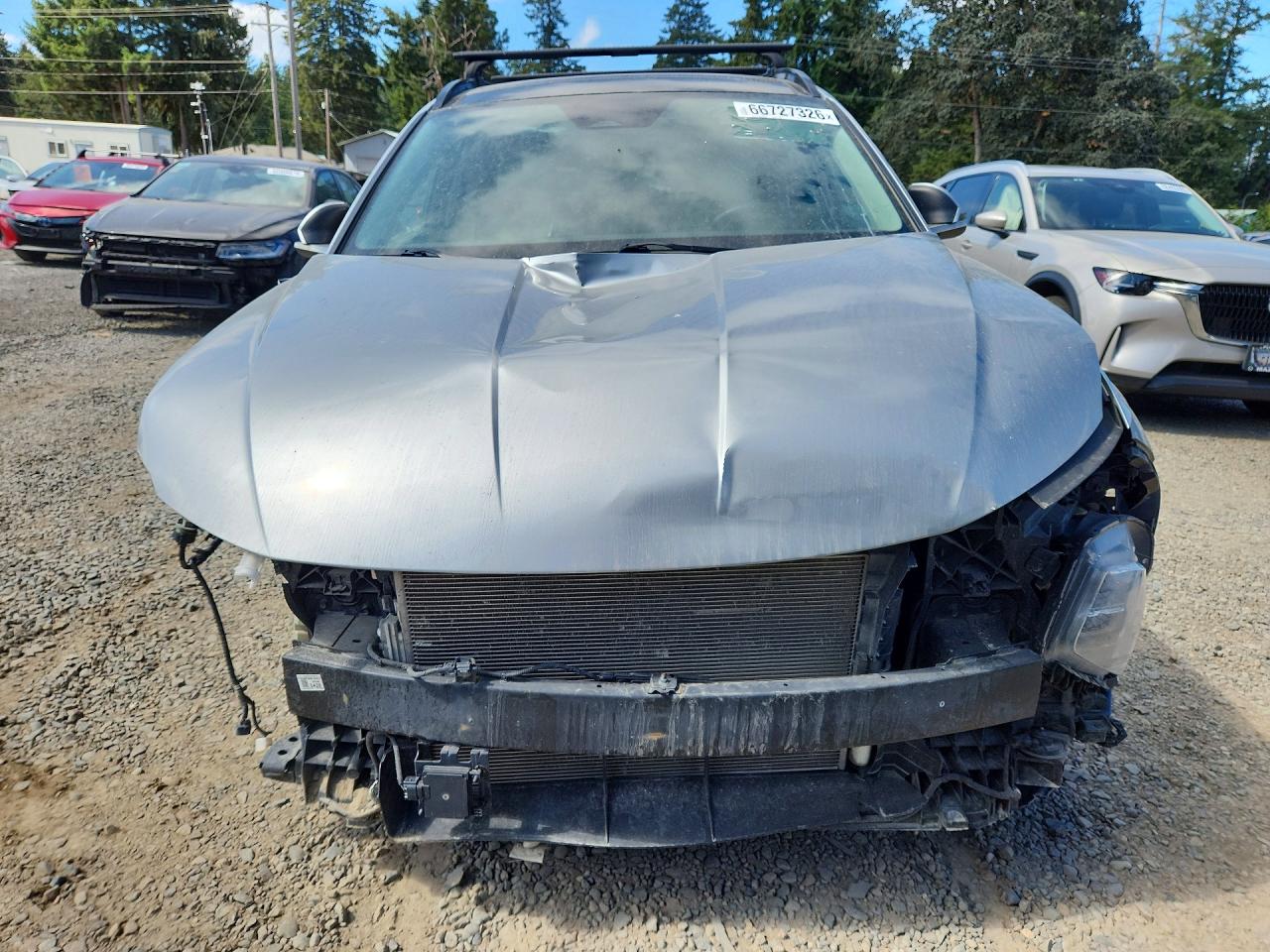 2024 Hyundai Tucson Limited Silver vin: 5NMJECDE9RH319682