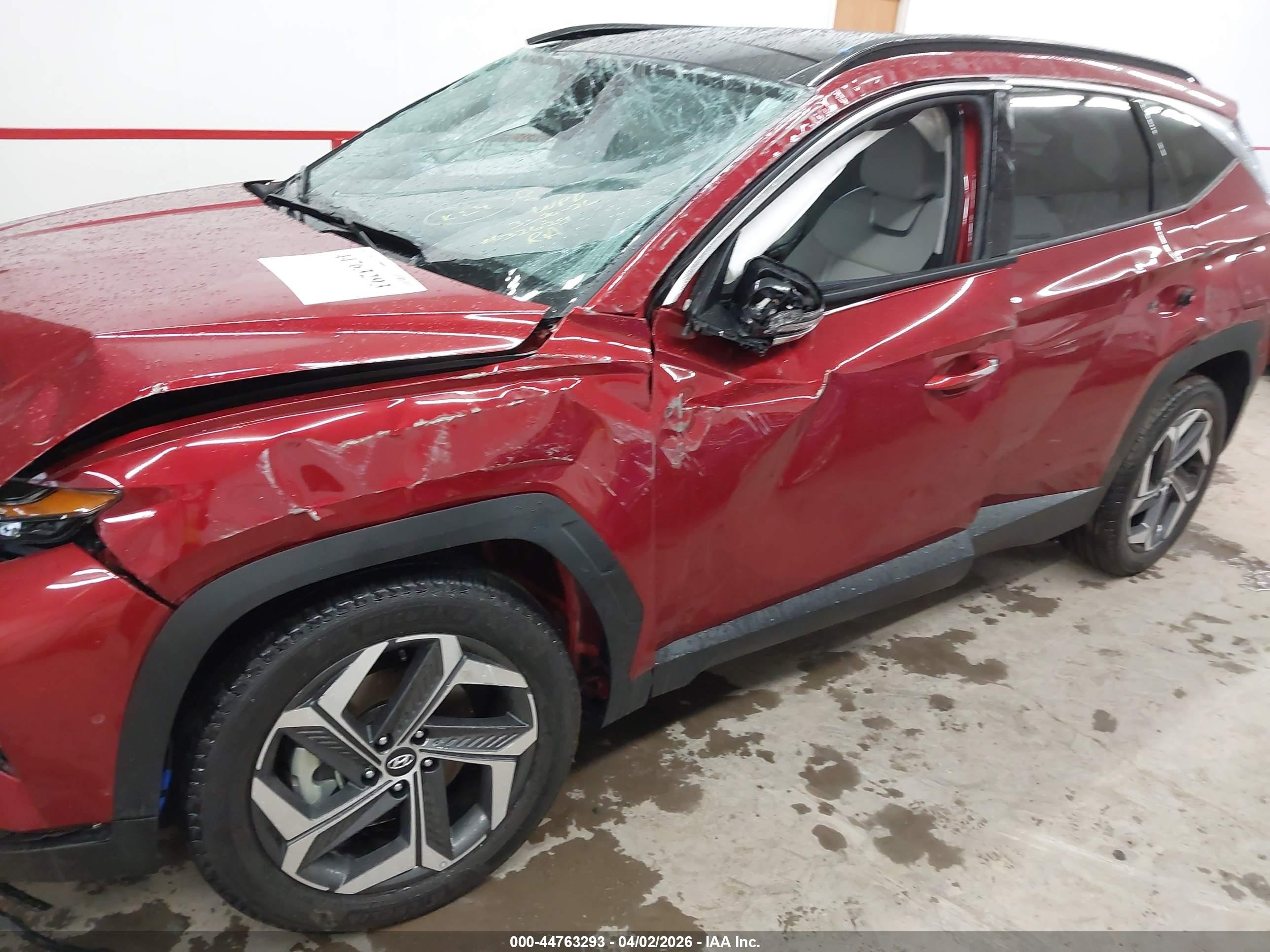 2024 Hyundai Tucson Limited Red vin: 5NMJECDE9RH431799