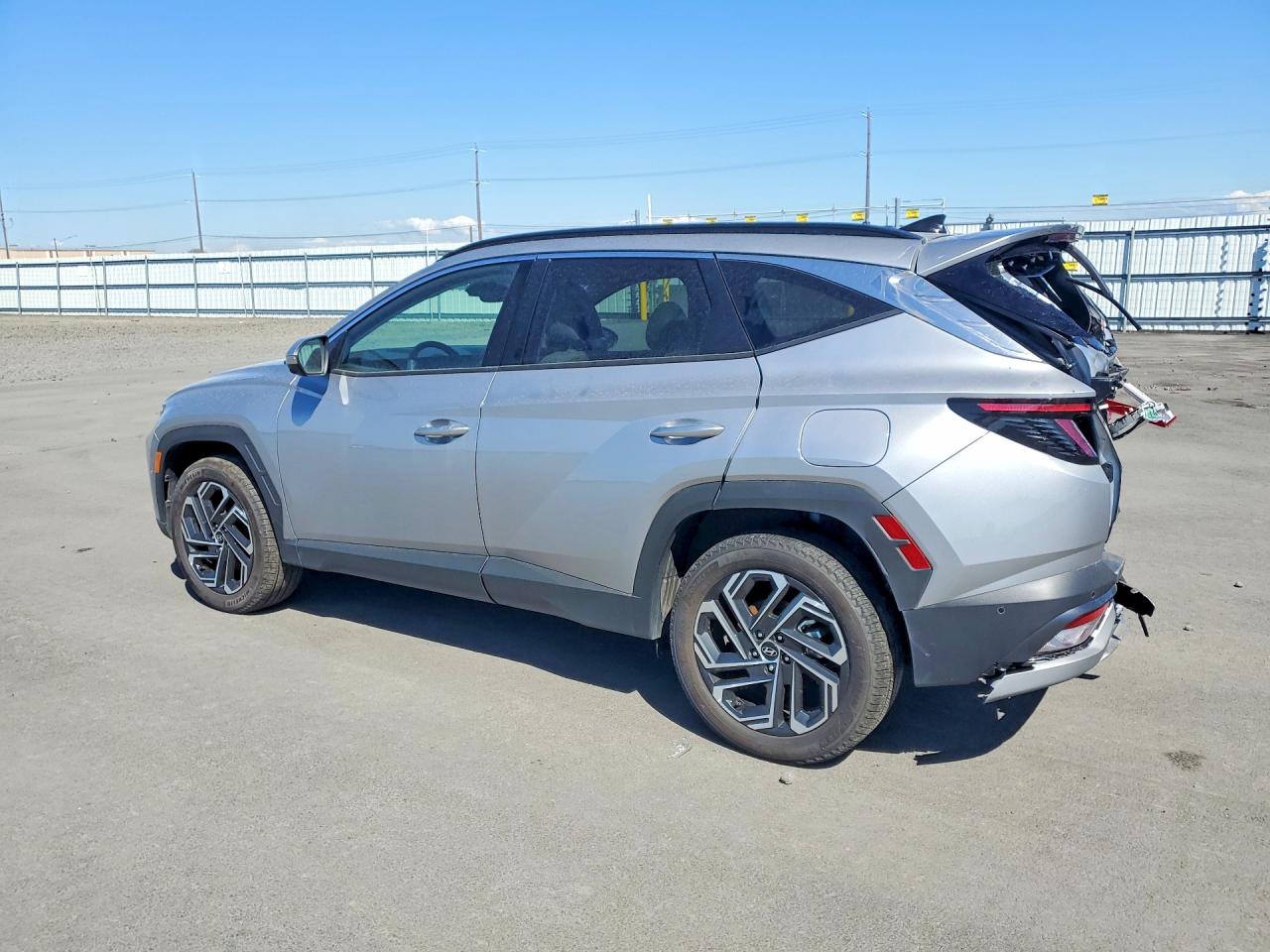 2025 Hyundai Tucson Limited Silver vin: 5NMJECDEXSH445197
