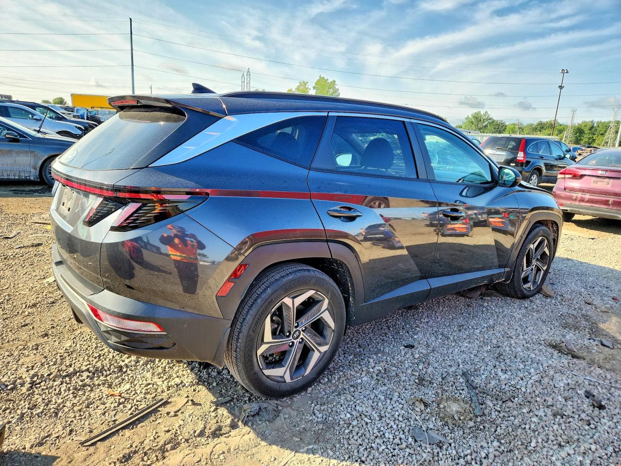 2023 Hyundai Tucson Sel Gray vin: 5NMJF3AE0PH182825