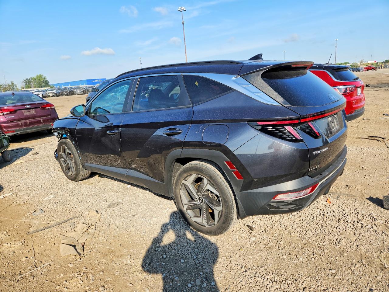 2023 Hyundai Tucson Sel Gray vin: 5NMJF3AE0PH182825