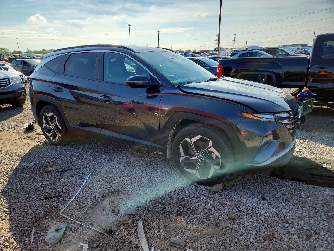 2023 Hyundai Tucson Sel Gray vin: 5NMJF3AE0PH182825