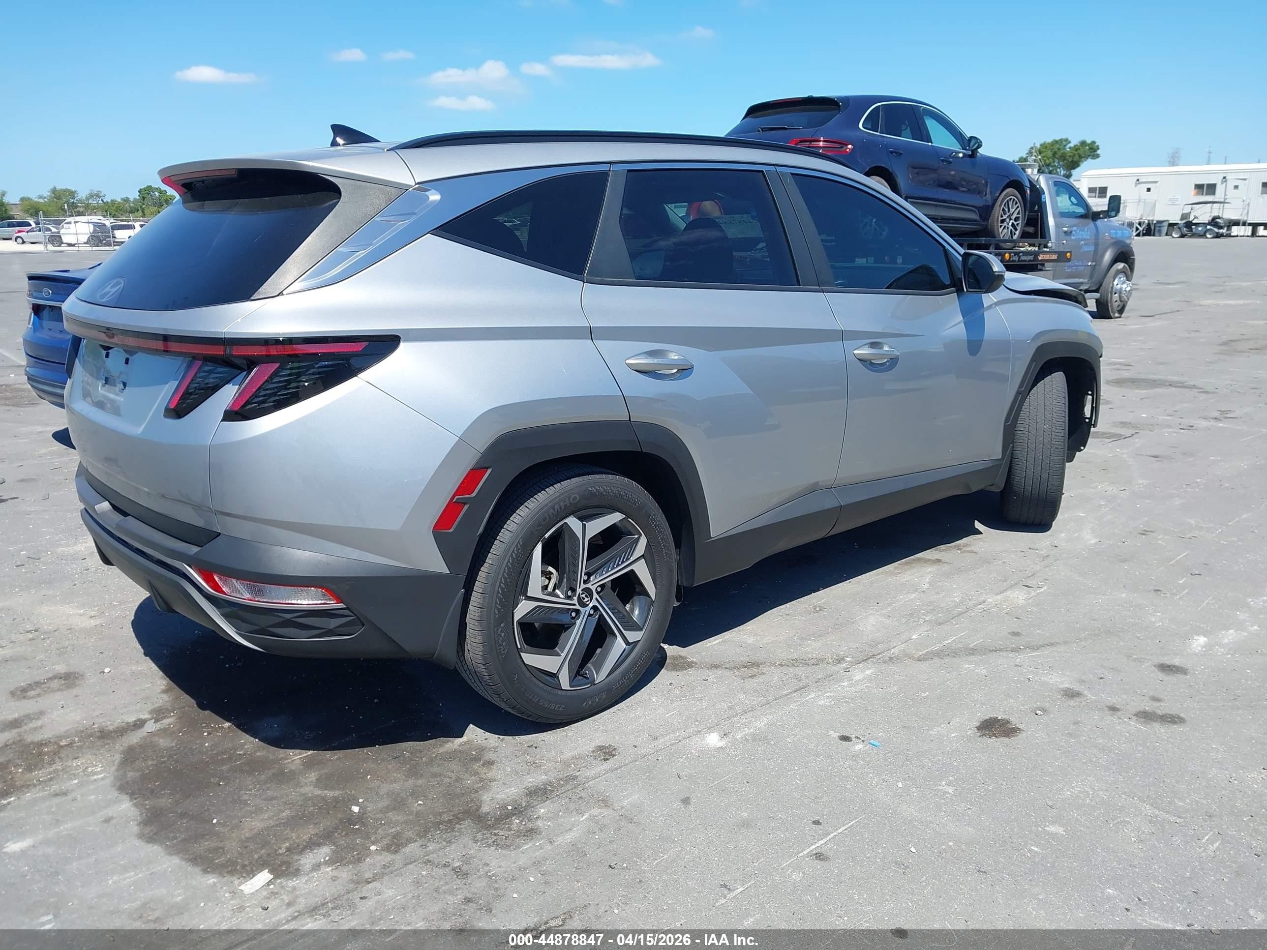 2022 Hyundai Tucson Sel Серебряный vin: 5NMJF3AE1NH129015
