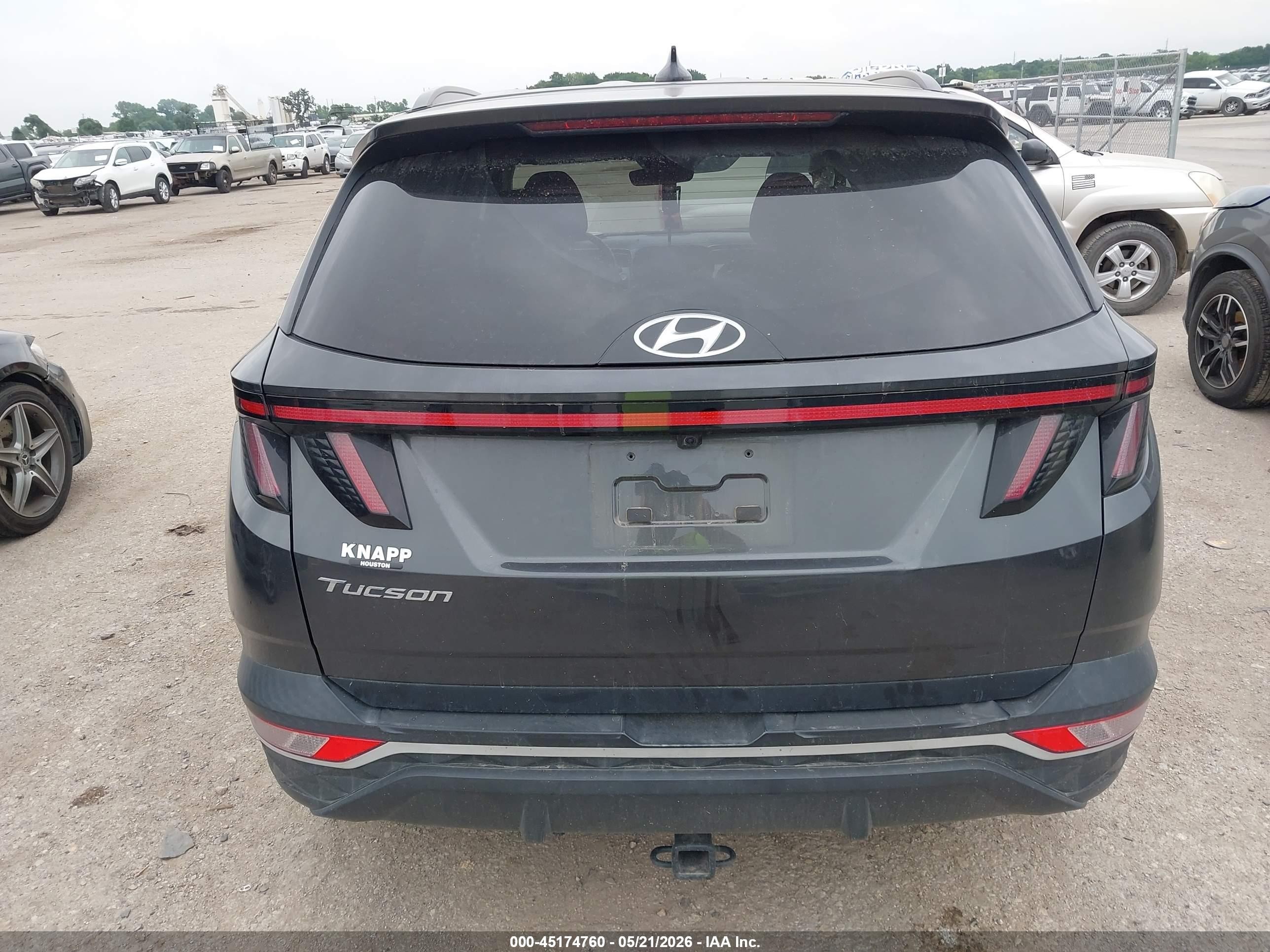 2022 Hyundai Tucson Sel Серый vin: 5NMJF3AE1NH142833