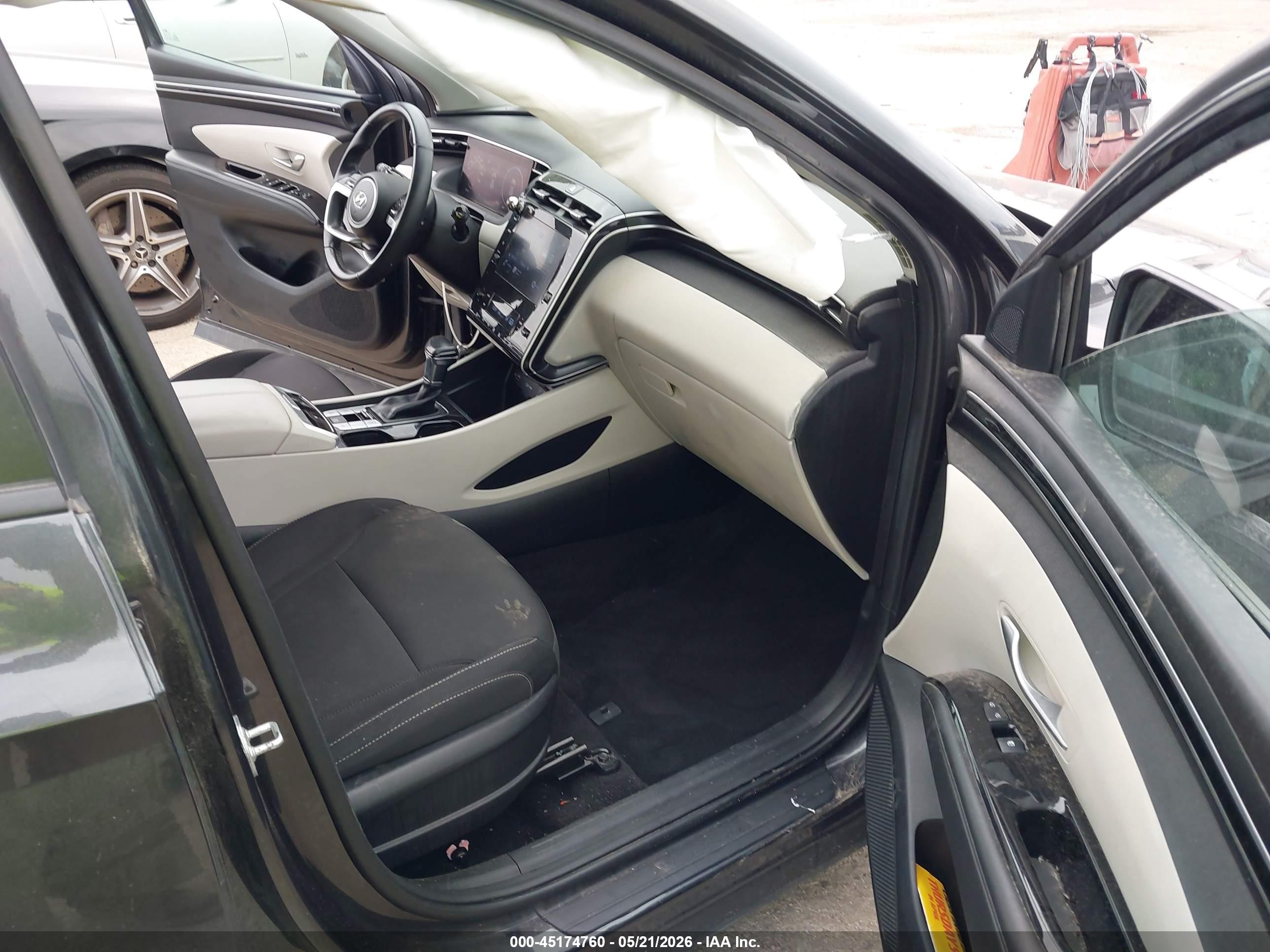 2022 Hyundai Tucson Sel Серый vin: 5NMJF3AE1NH142833