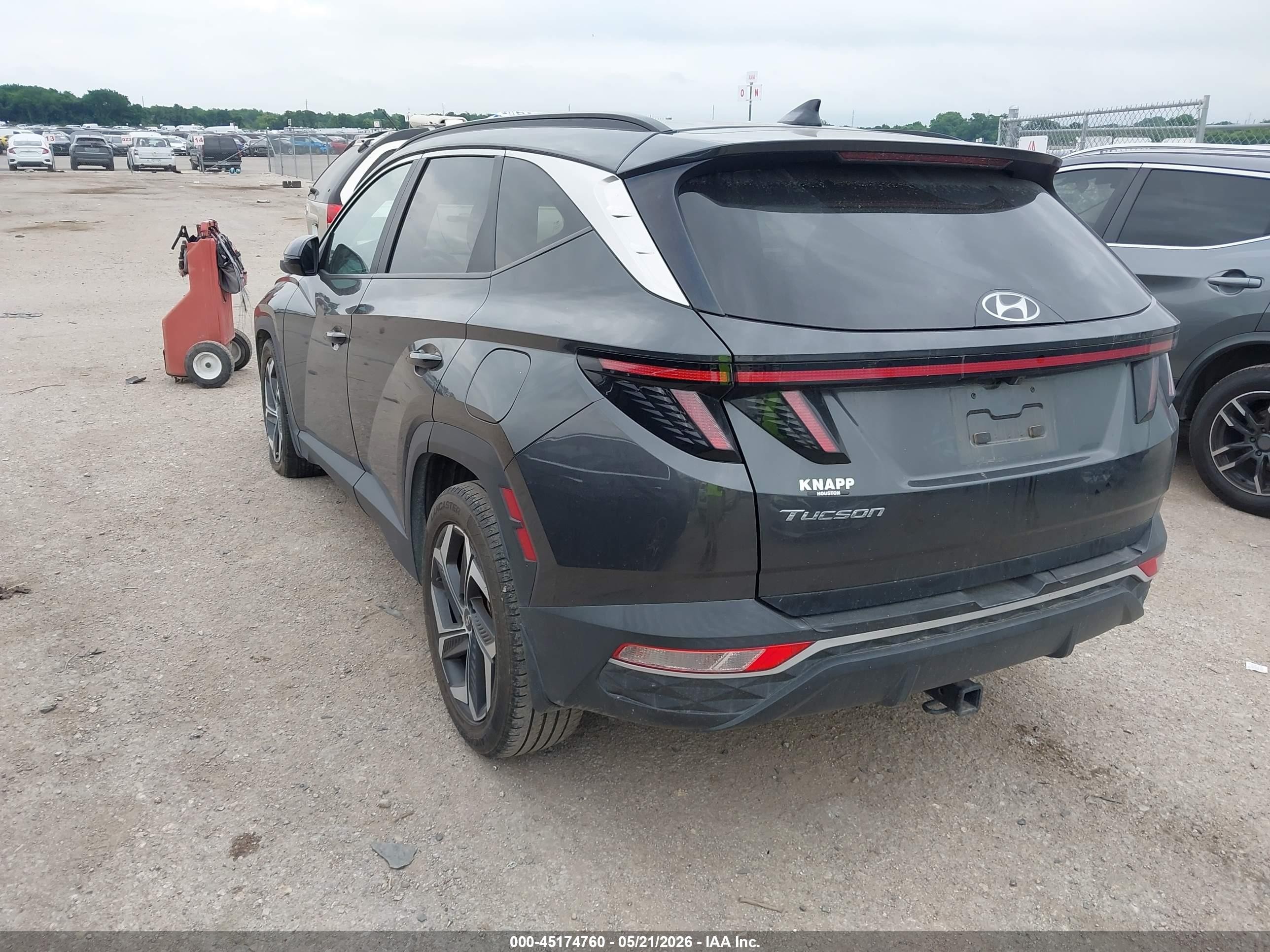 2022 Hyundai Tucson Sel Серый vin: 5NMJF3AE1NH142833