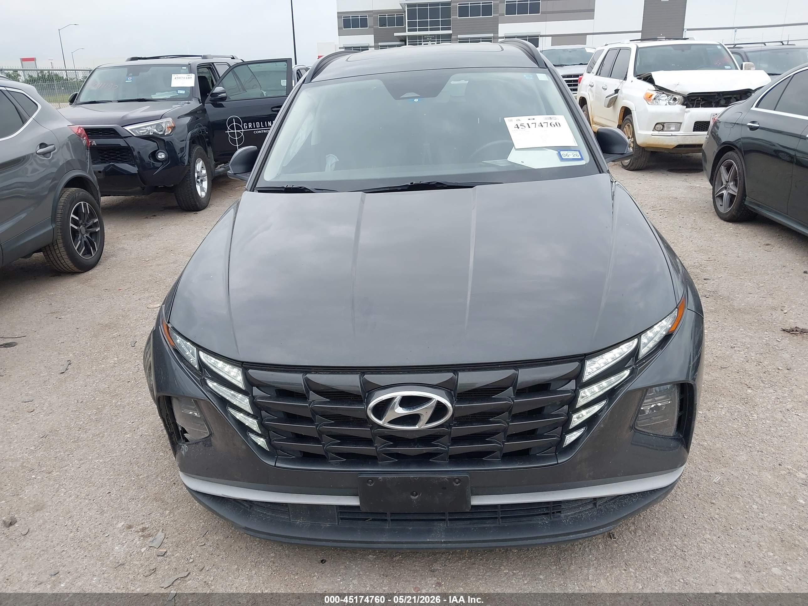 2022 Hyundai Tucson Sel Серый vin: 5NMJF3AE1NH142833