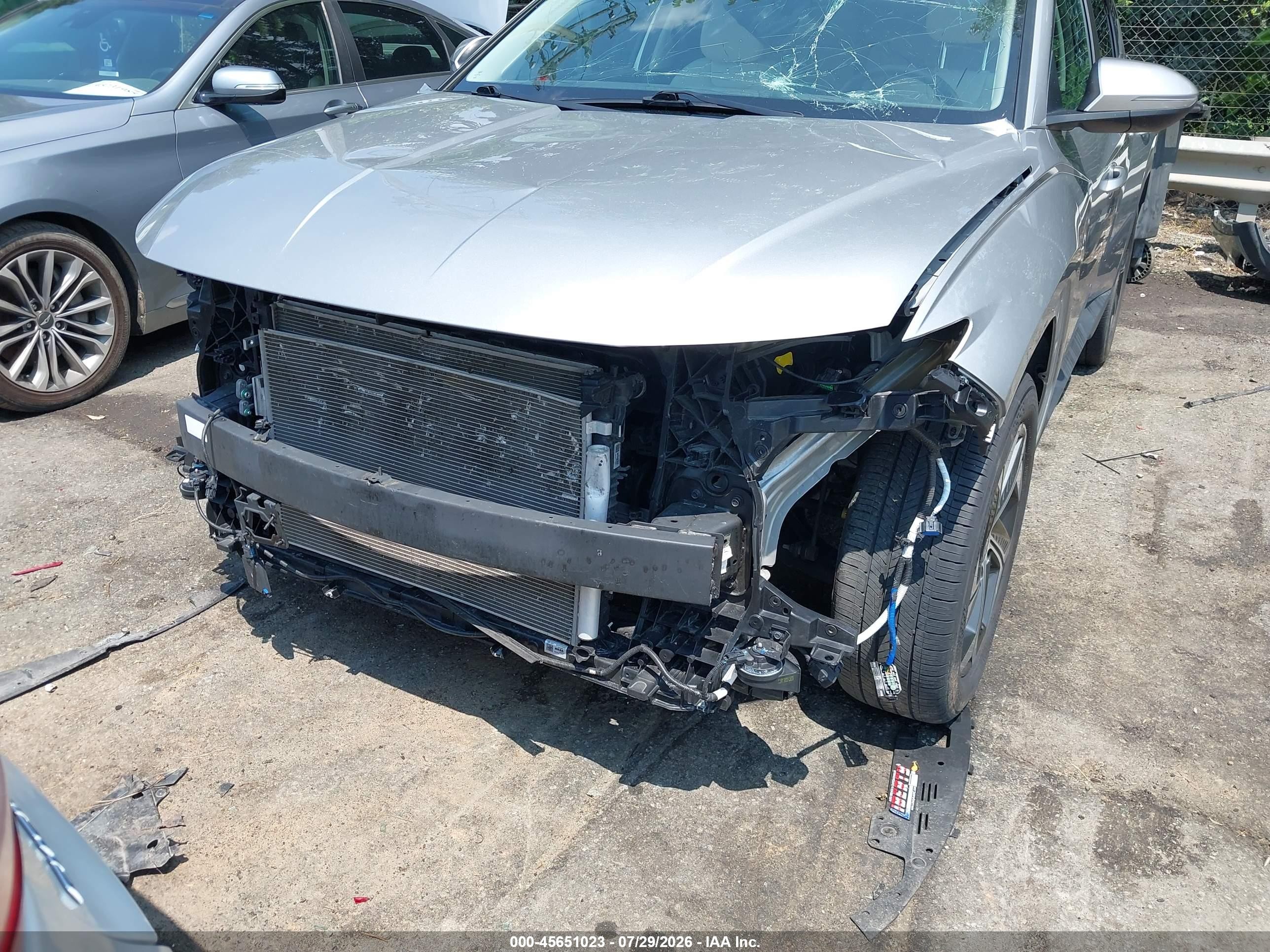 2023 Hyundai Tucson Sel Серебряный vin: 5NMJF3AE4PH174517