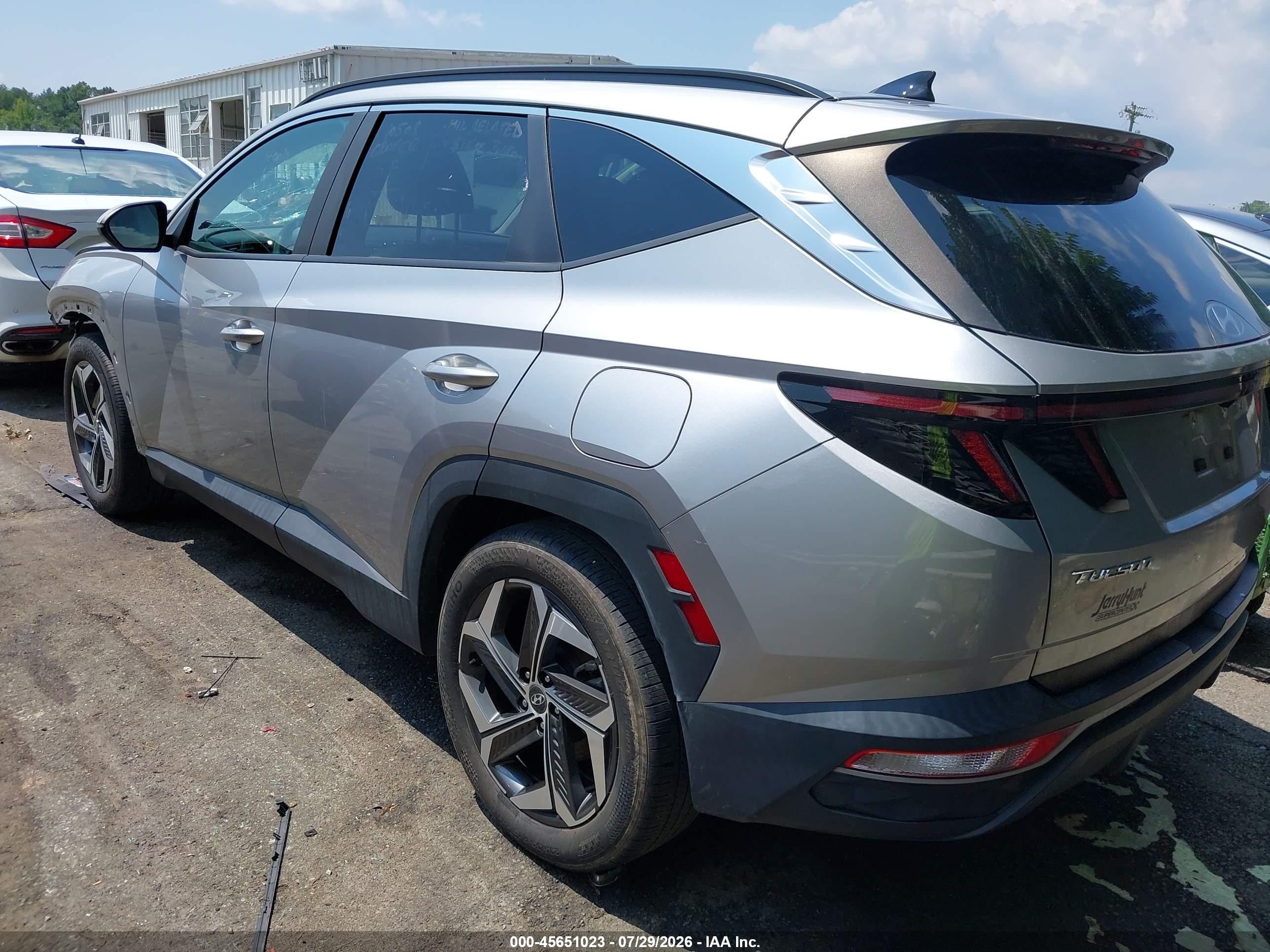 2023 Hyundai Tucson Sel Серебряный vin: 5NMJF3AE4PH174517