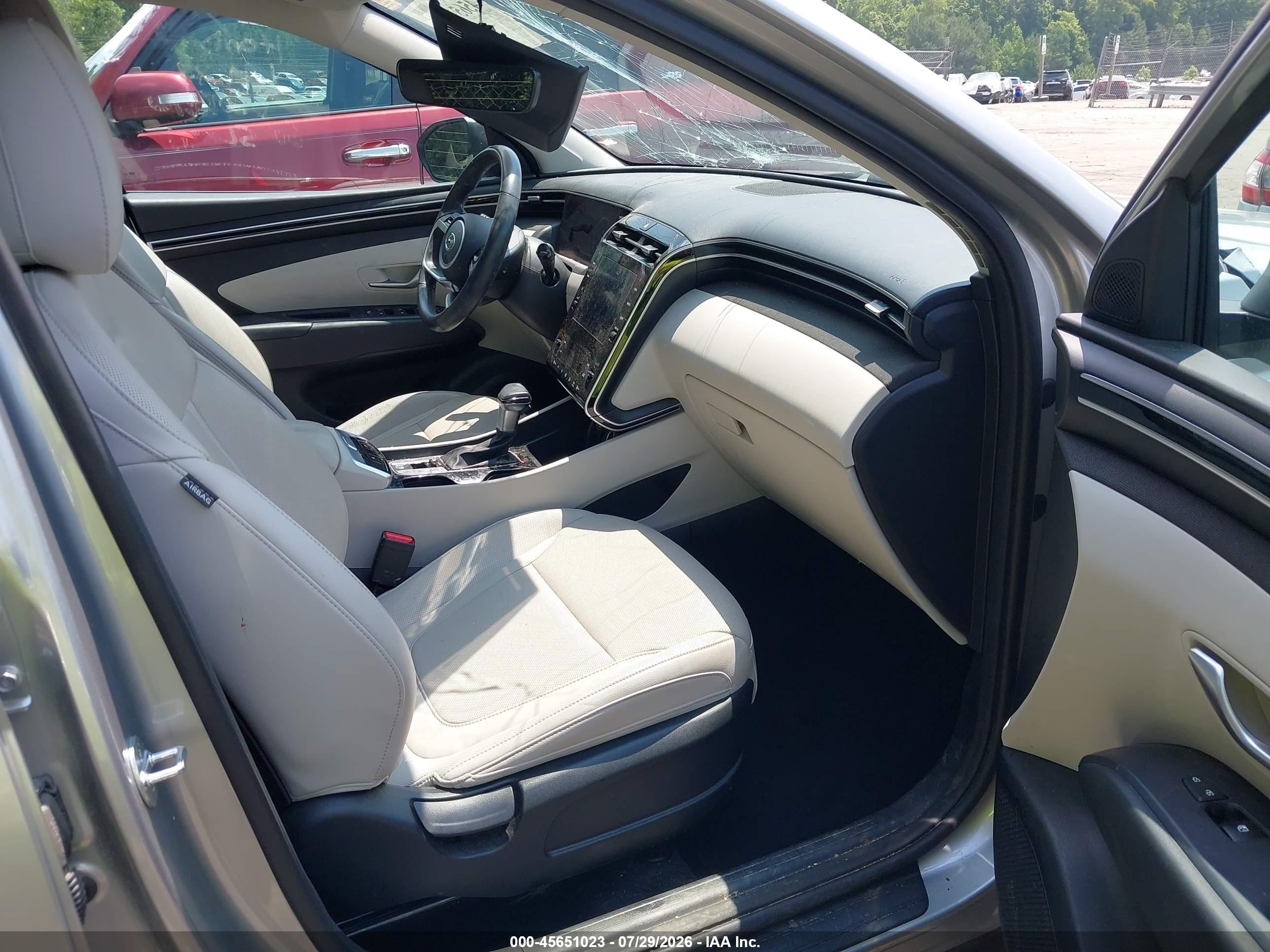 2023 Hyundai Tucson Sel Серебряный vin: 5NMJF3AE4PH174517