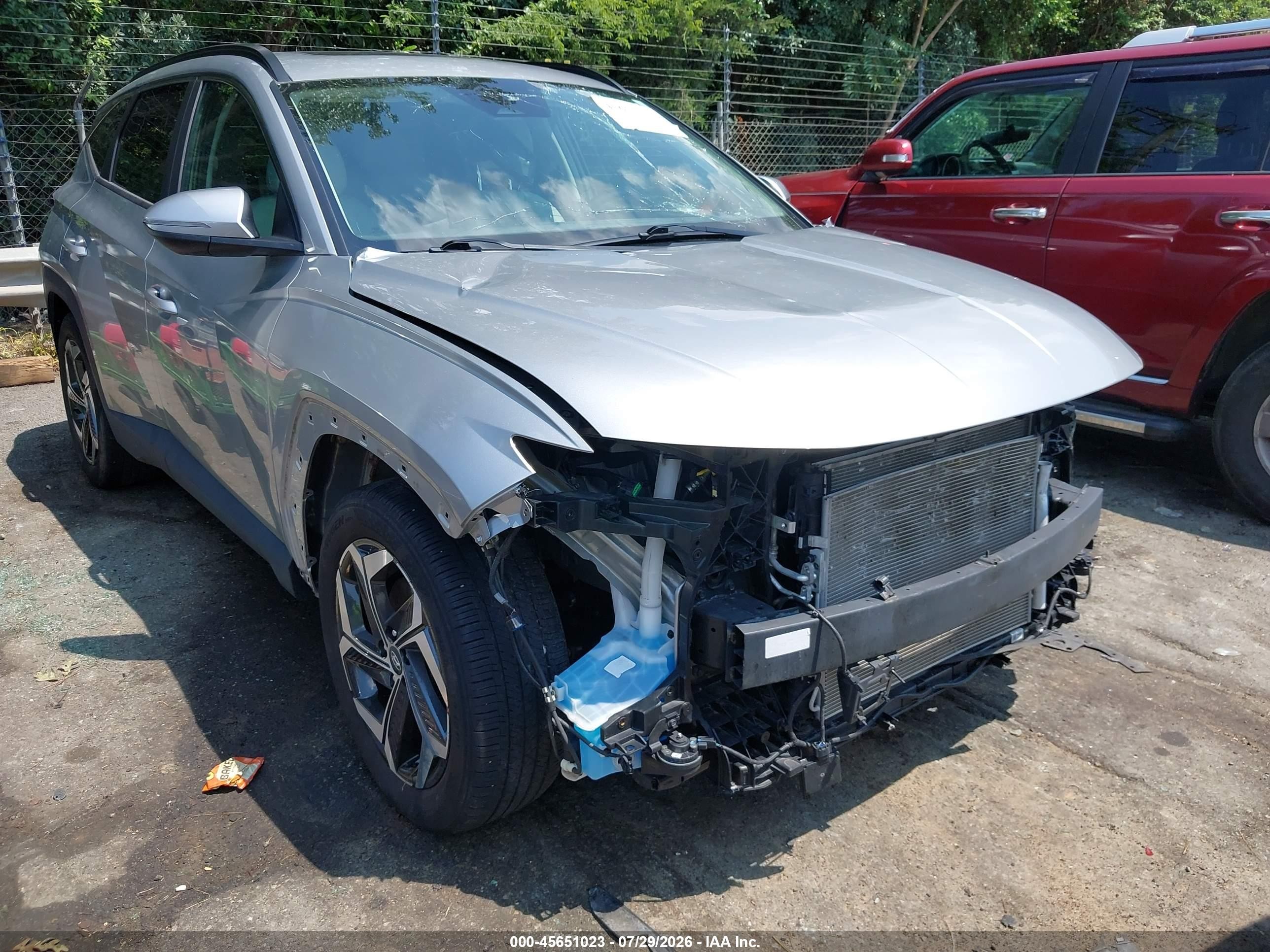 2023 Hyundai Tucson Sel Серебряный vin: 5NMJF3AE4PH174517