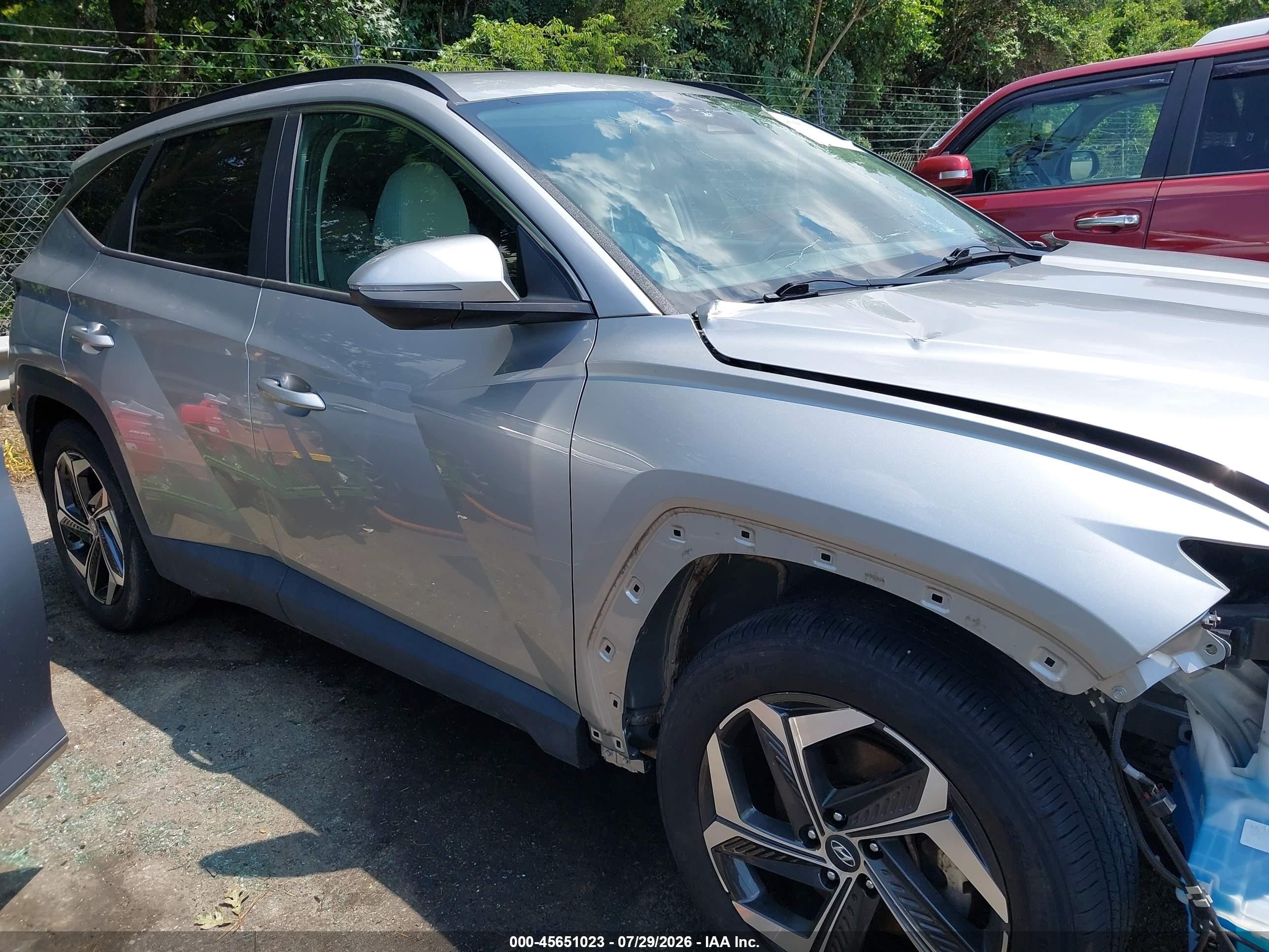 2023 Hyundai Tucson Sel Серебряный vin: 5NMJF3AE4PH174517