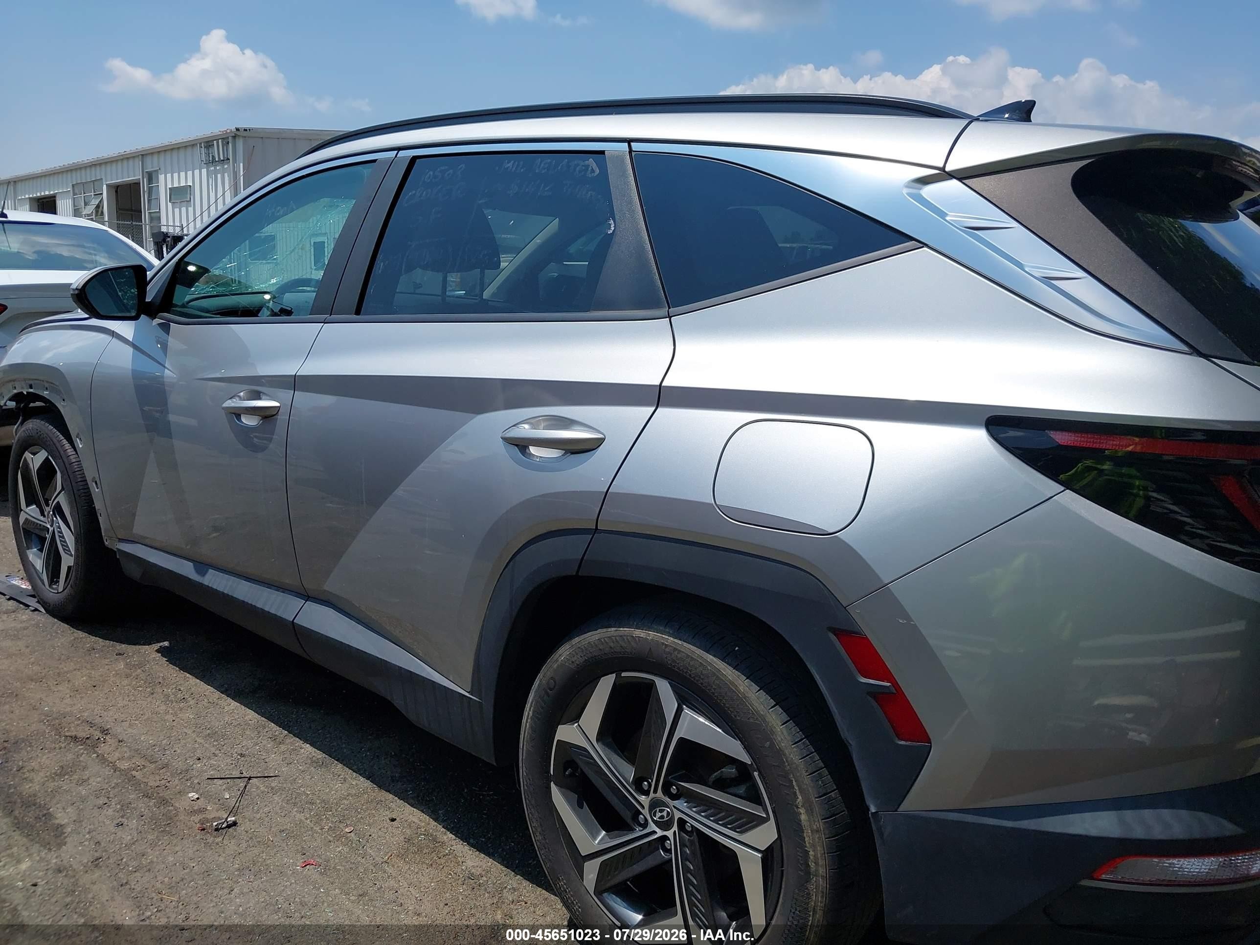 2023 Hyundai Tucson Sel Серебряный vin: 5NMJF3AE4PH174517