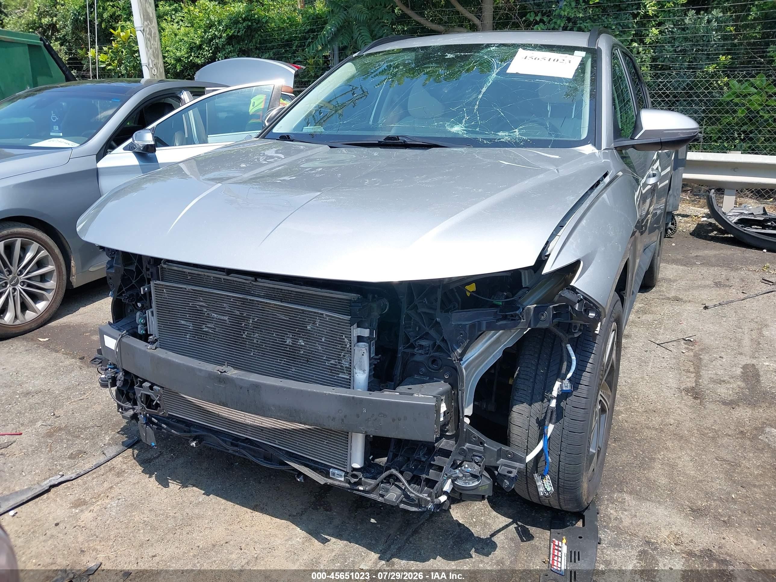 2023 Hyundai Tucson Sel Серебряный vin: 5NMJF3AE4PH174517