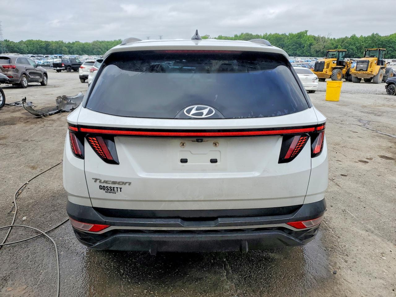 2022 Hyundai Tucson Sel White vin: 5NMJF3AEXNH006832