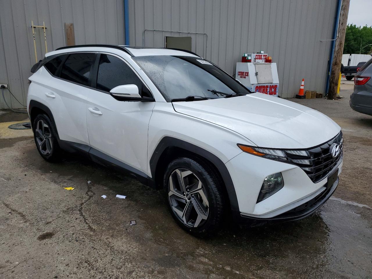 2022 Hyundai Tucson Sel White vin: 5NMJF3AEXNH006832