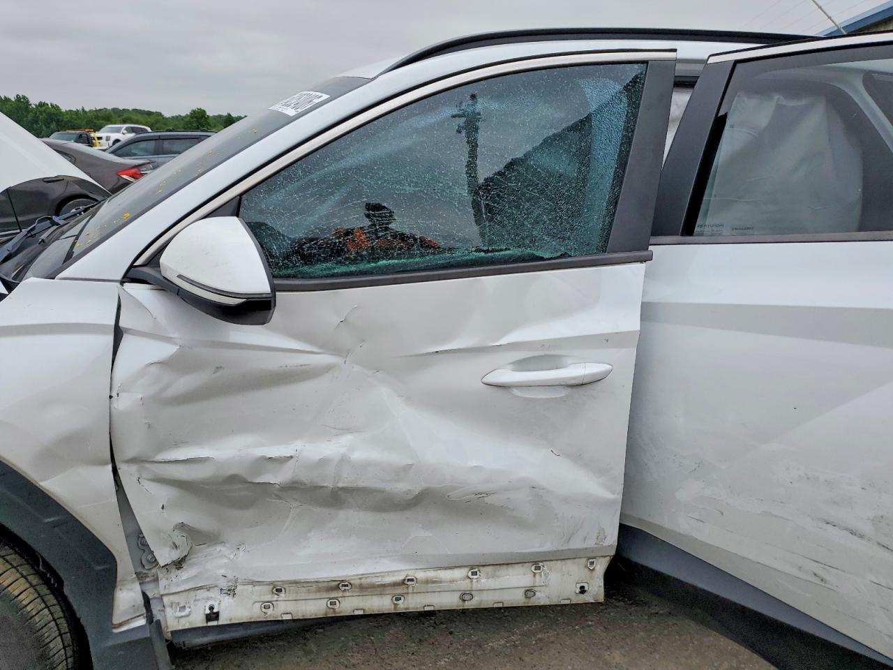 2022 Hyundai Tucson Sel White vin: 5NMJF3AEXNH006832
