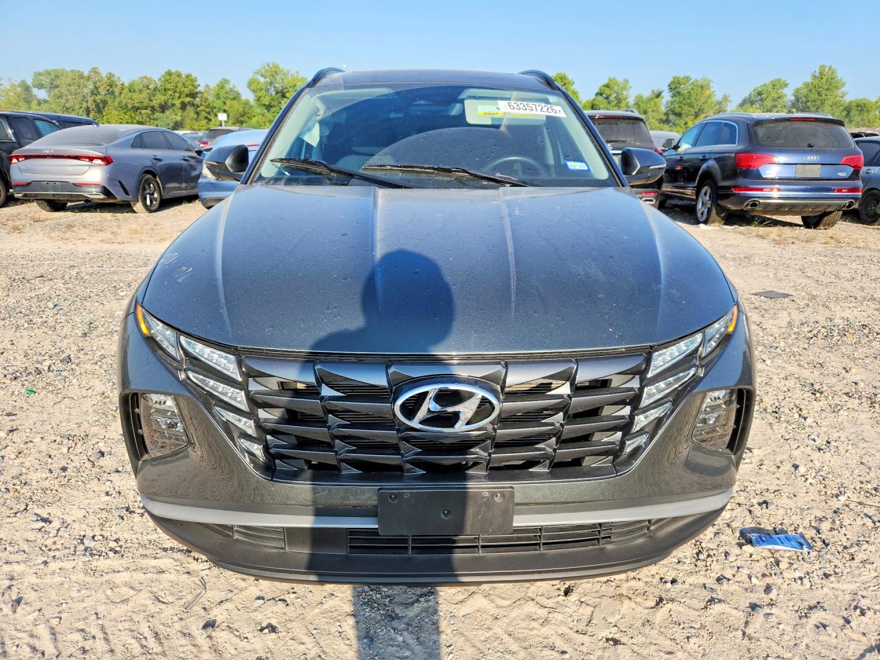 2022 Hyundai Tucson Sel Зеленый vin: 5NMJF3AEXNH028913