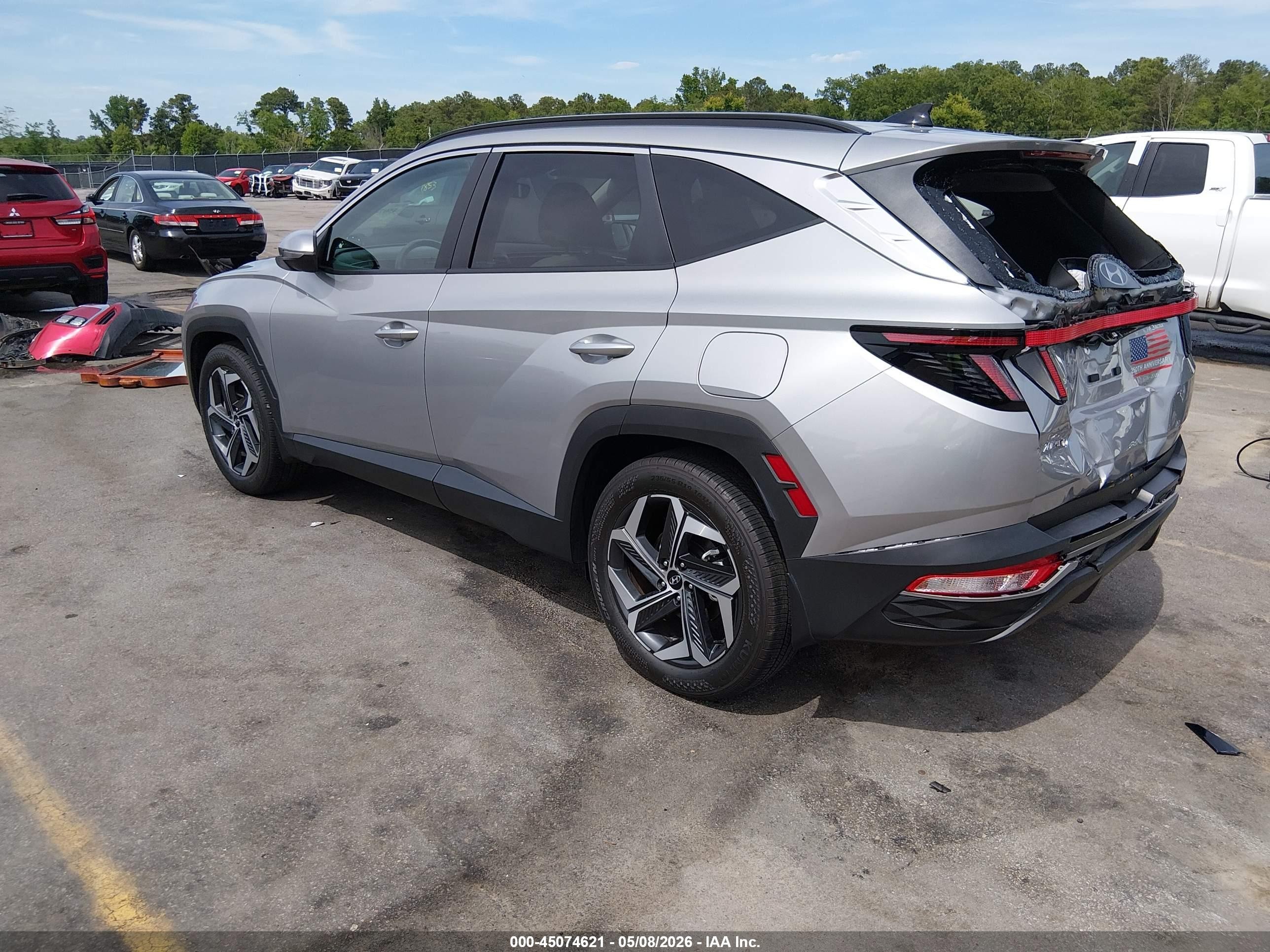 2024 Hyundai Tucson Sel Серый vin: 5NMJF3DE4RH300003