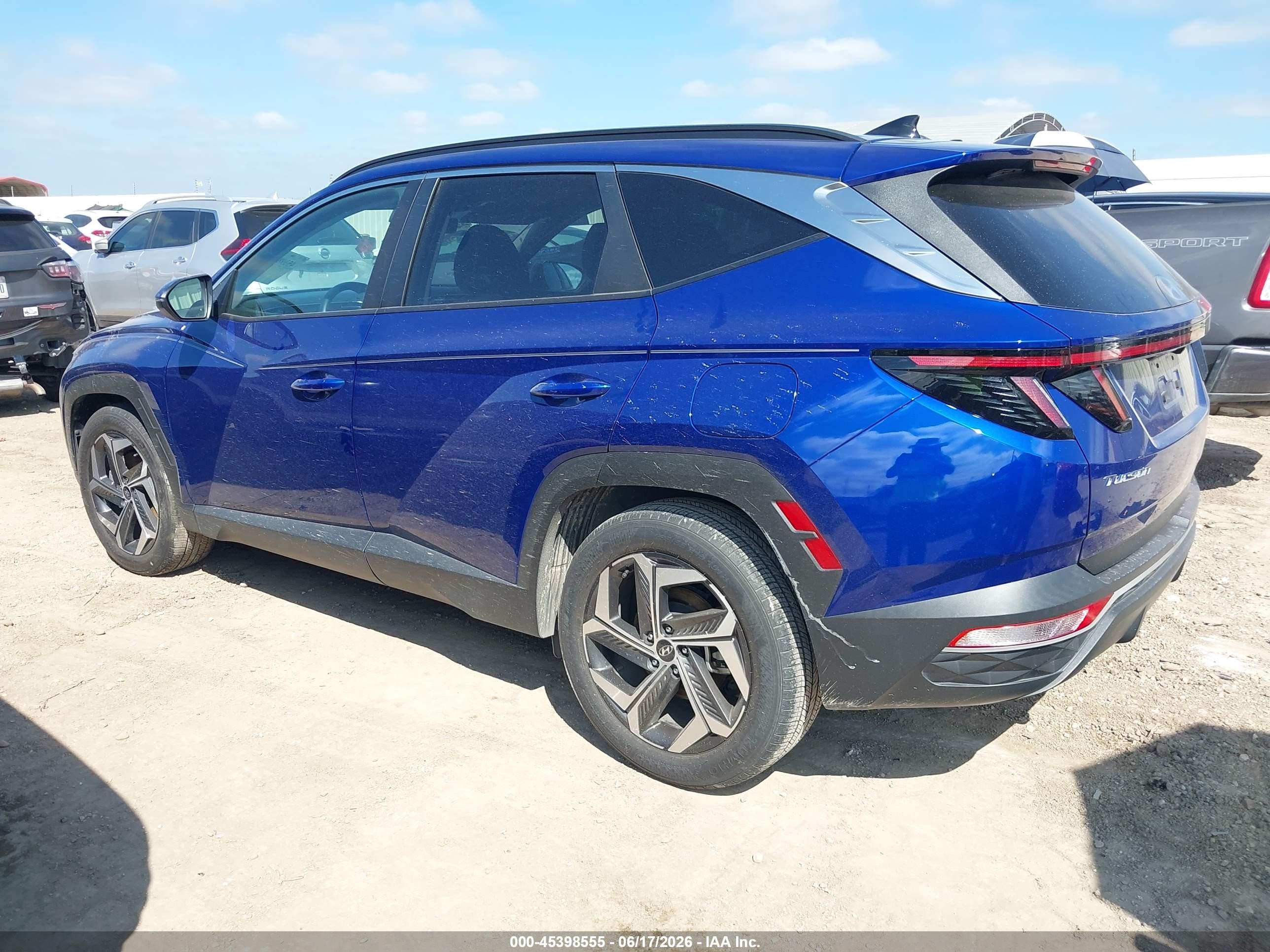 2024 Hyundai Tucson Sel Blue vin: 5NMJF3DE5RH329252