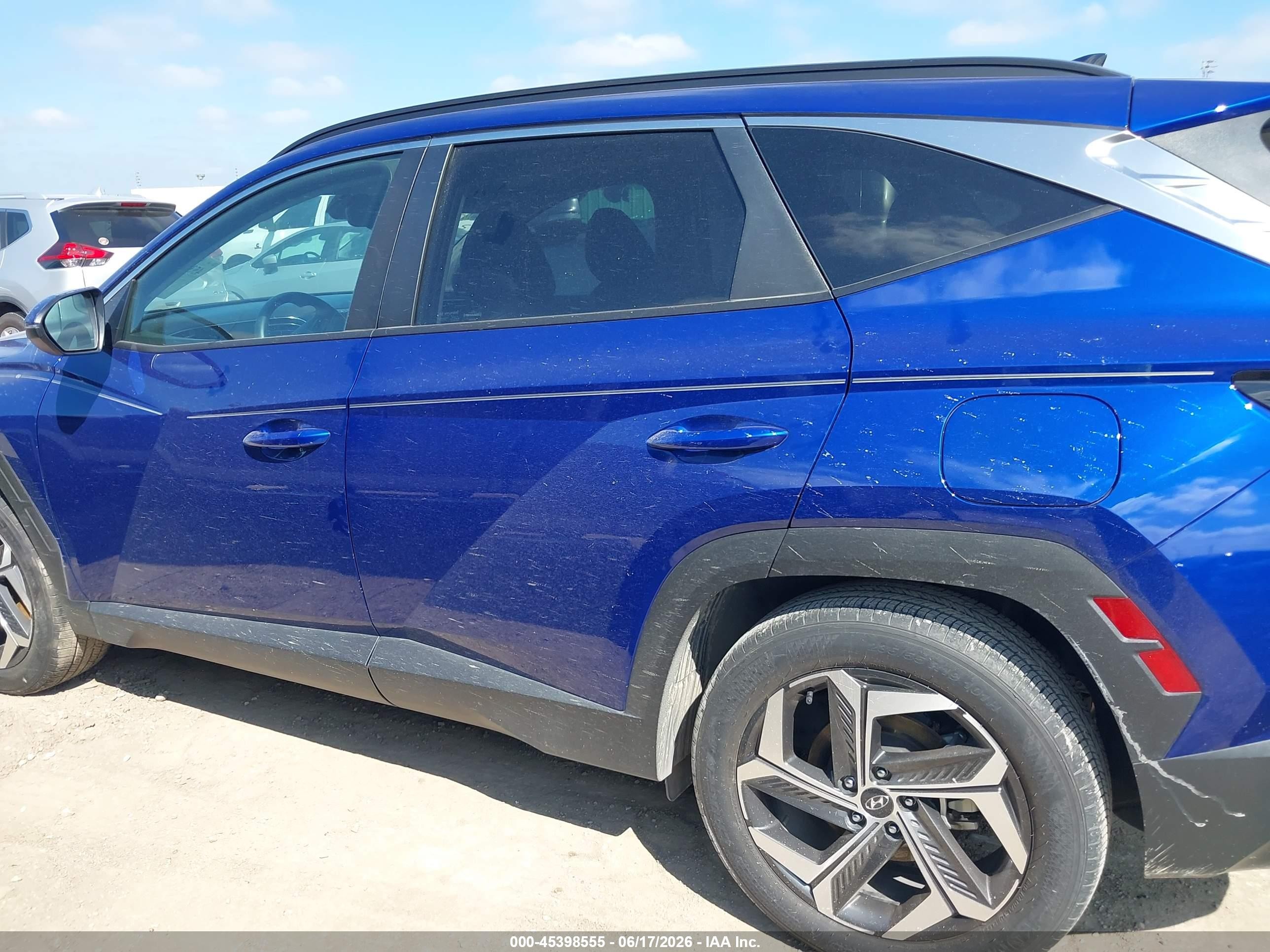 2024 Hyundai Tucson Sel Blue vin: 5NMJF3DE5RH329252
