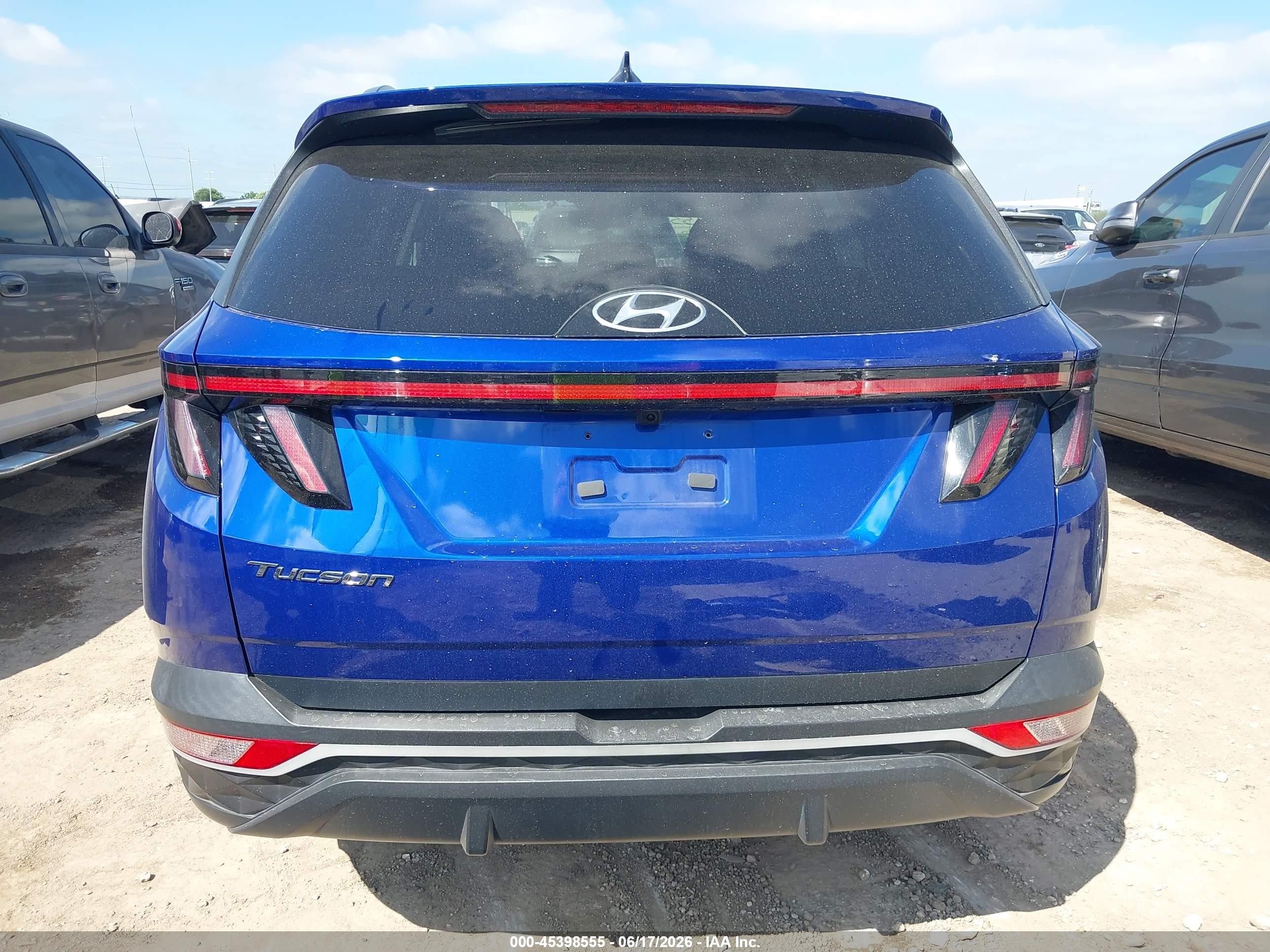 2024 Hyundai Tucson Sel Blue vin: 5NMJF3DE5RH329252