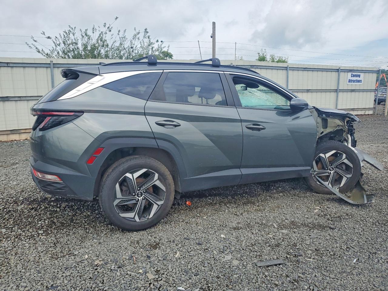 2022 Hyundai Tucson Sel Gray vin: 5NMJFCAE0NH075657