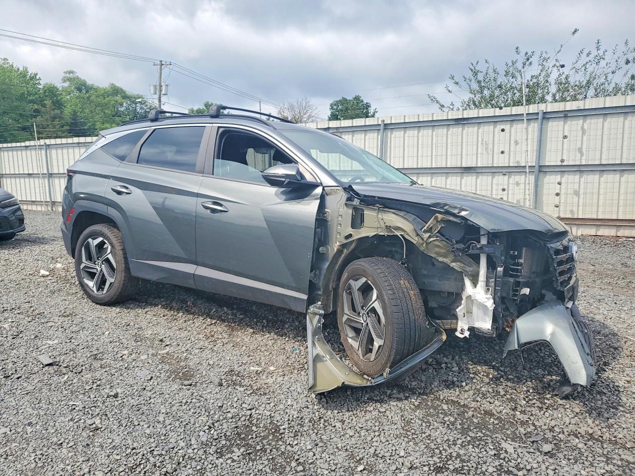 2022 Hyundai Tucson Sel Gray vin: 5NMJFCAE0NH075657