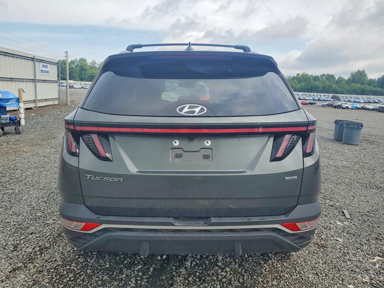 2022 Hyundai Tucson Sel Gray vin: 5NMJFCAE0NH075657