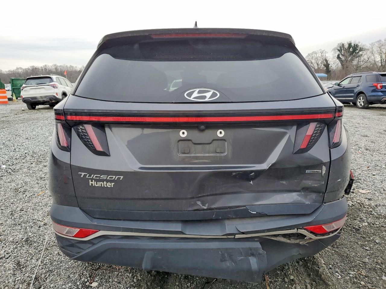 2022 Hyundai Tucson Gray vin: 5NMJFCAE2NH035077